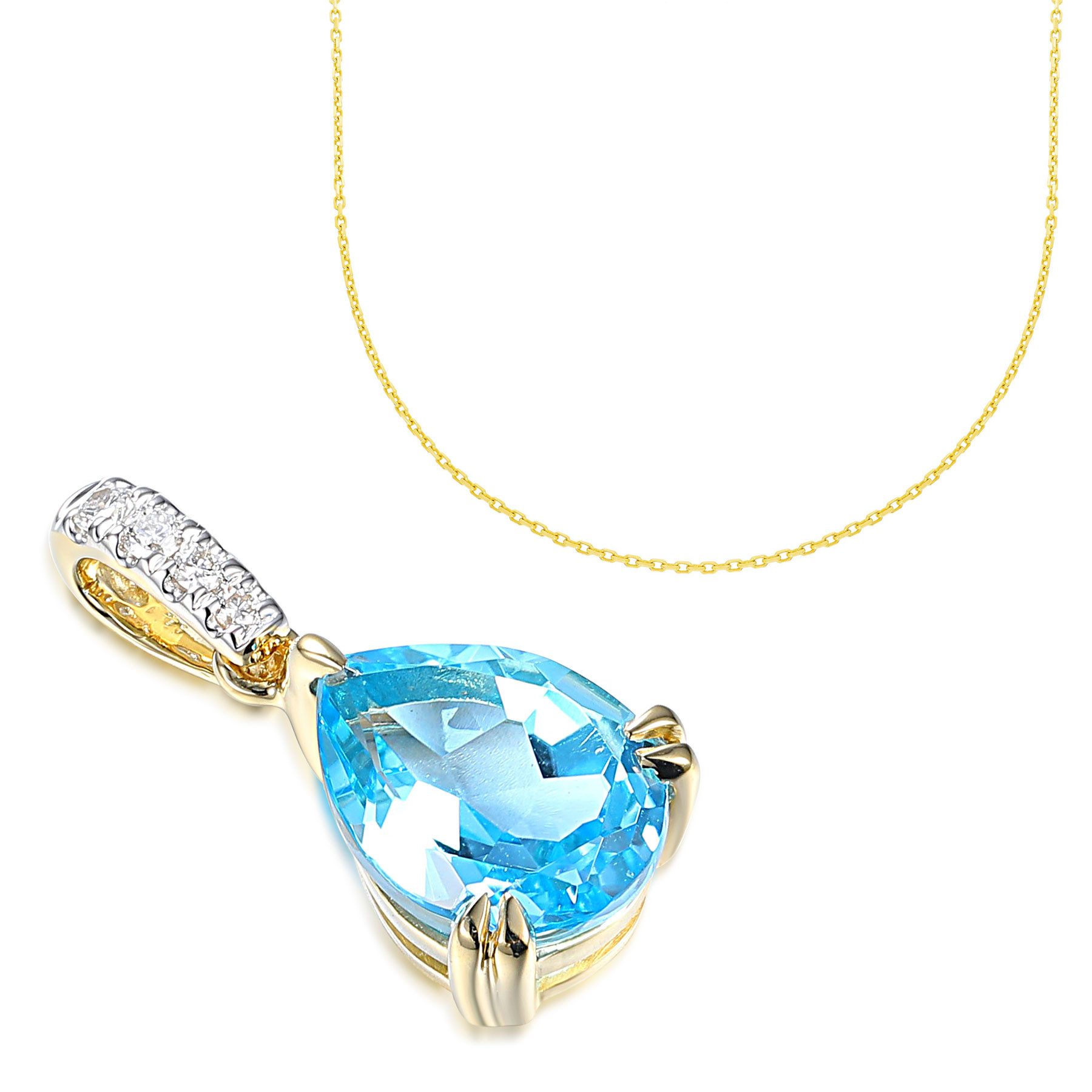 Stella-Jewellery Kettenanhänger 585er Gelbgold Anhänger mit günstig online kaufen