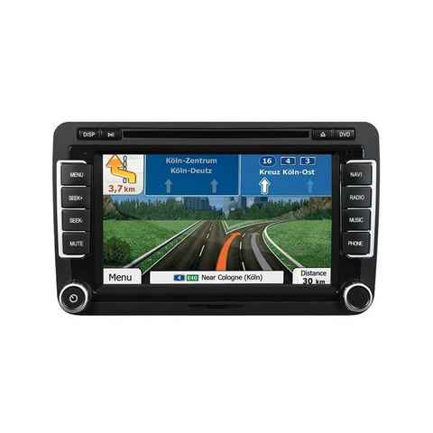 ESX VN735-VO Autoradio Navigation passend für Seat Skoda Volkswagen VW Einbau-Navigationsgerät
