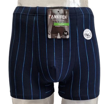 Toker Collection® Boxershorts Herren Boxershort 4 Stück mit Streifen (Packung, 4er Pack) mit Logo auf dem Taillenbund