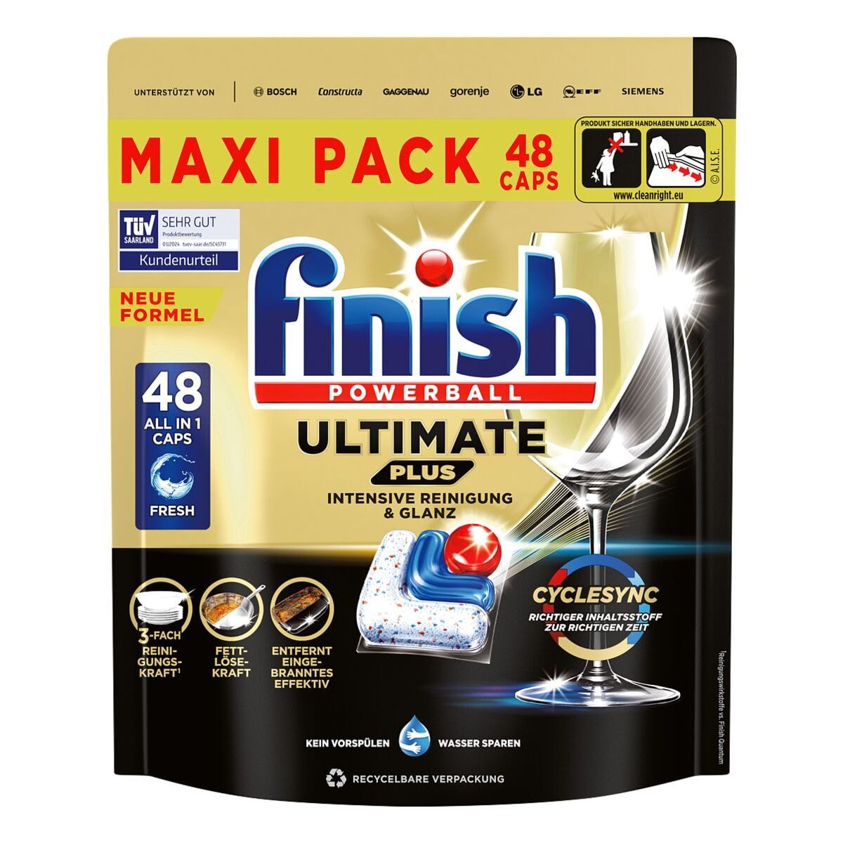 Powerball Ultimate Plus All in 1 Spülmaschinentabs