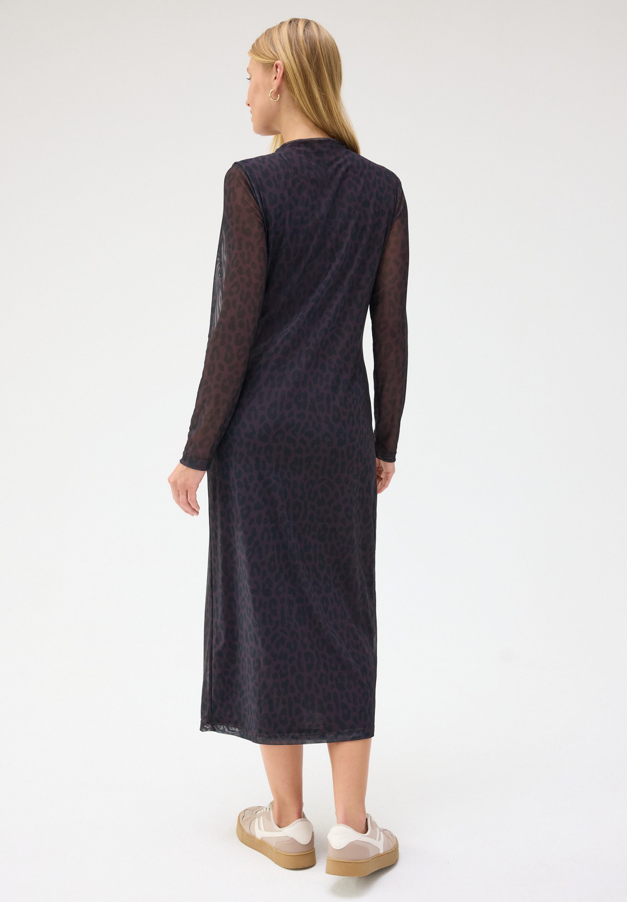 STREET ONE STUDIO Midikleid mit Leo-Muster