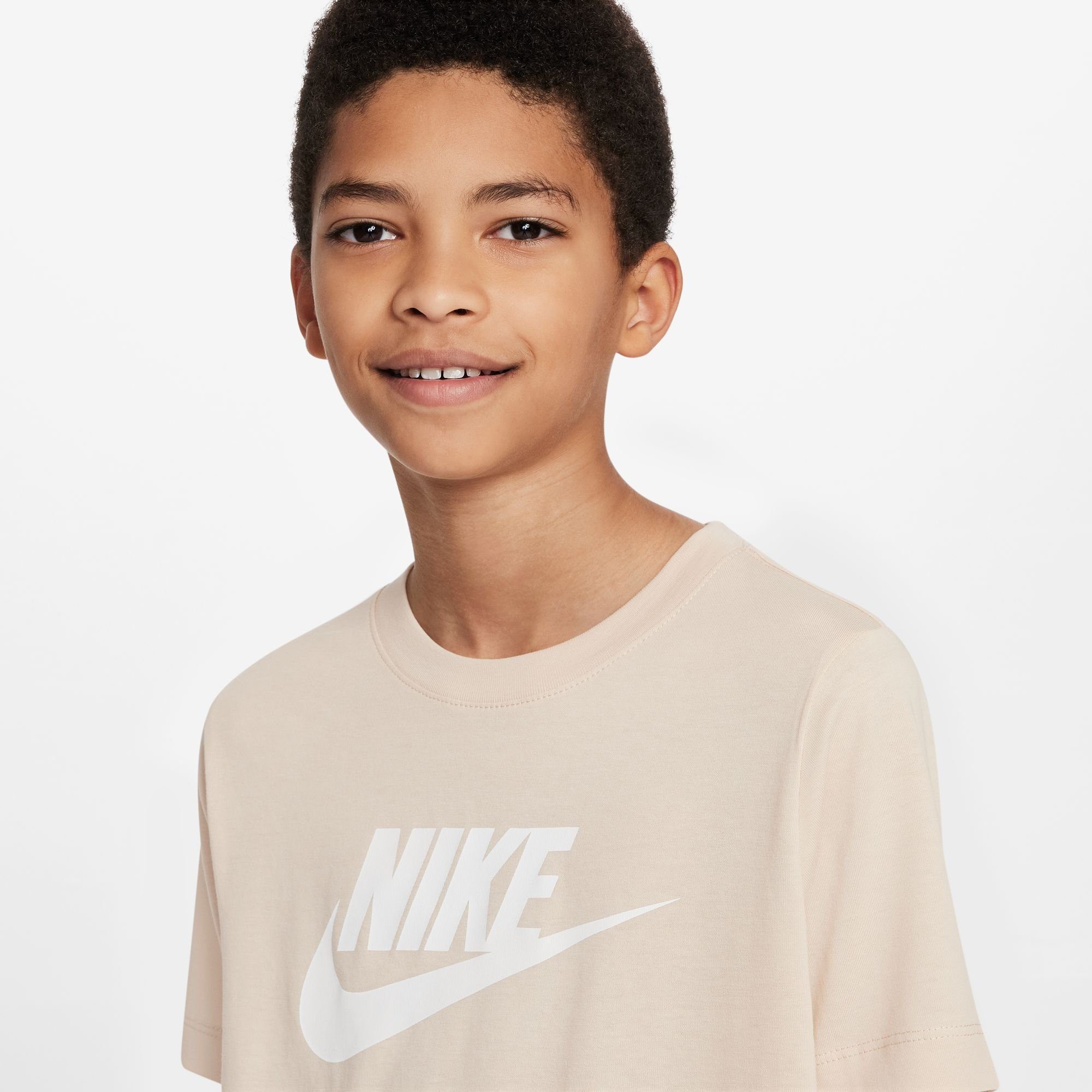 COTTON Nike Sportswear BIG KIDS' T-Shirt T-SHIRT SANDDRIFT