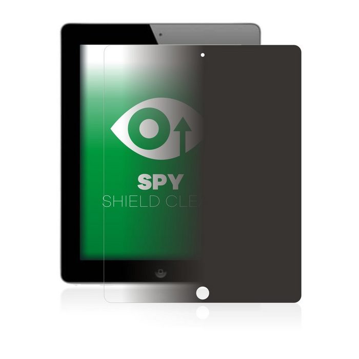 upscreen Blickschutzfolie für Apple iPad 4G WiFi 2012 (3. Gen) Displayschutzfolie Blaulichtfilter Privacy Folie Schutzfolie Sichtschutz klar Anti-Spy