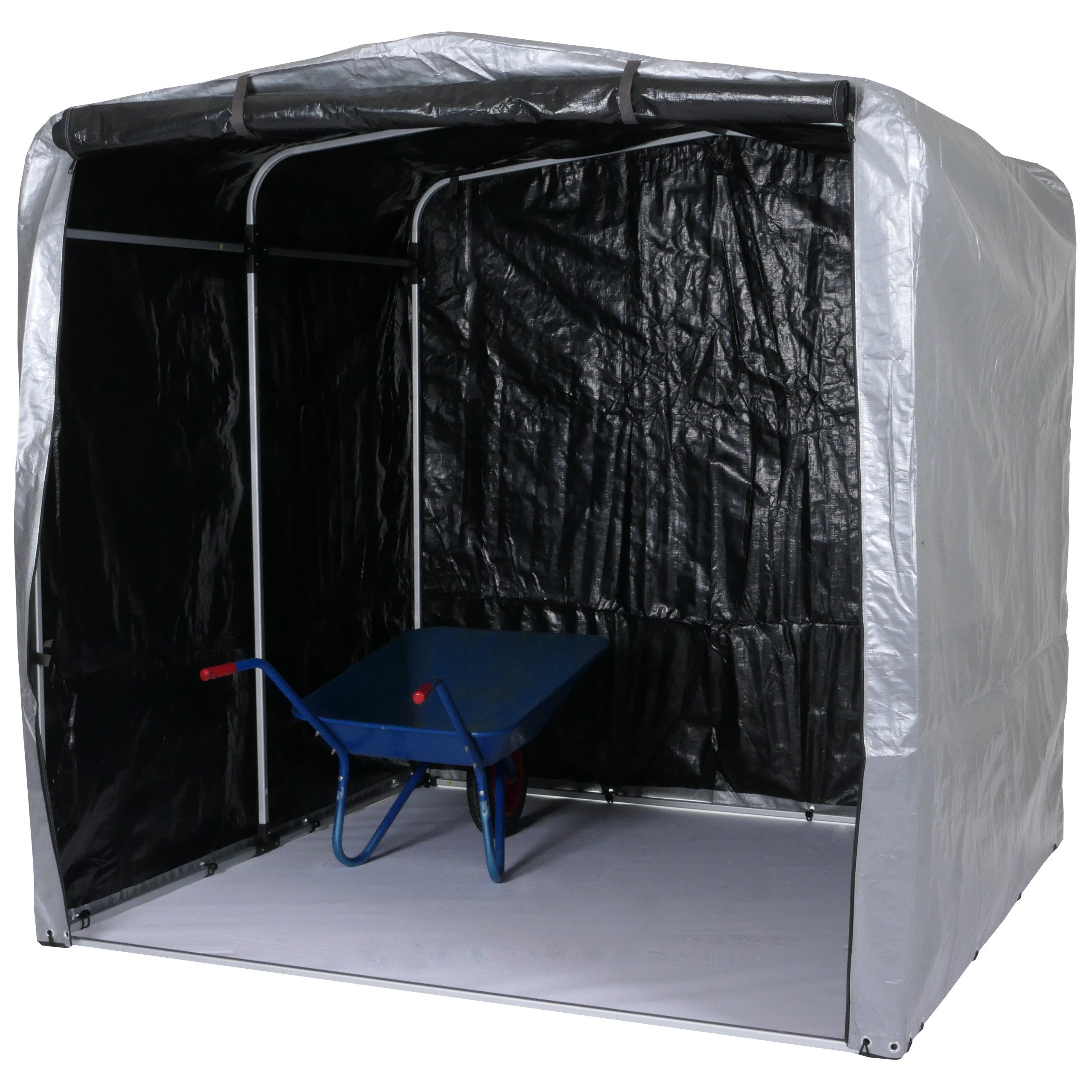 MCW Gartenhaus MCW-N61-G, BxT: 201x201 cm, Türe mit Reißverschluss