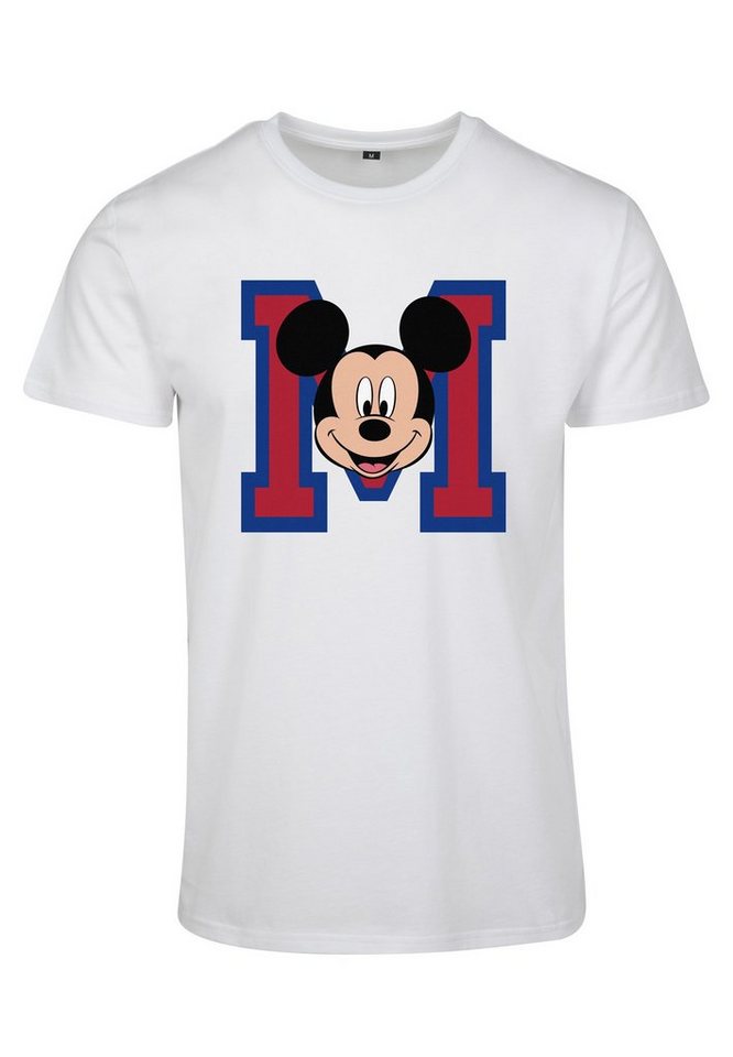 Merchcode T-Shirt Herren Mickey Mouse M Face (1-tlg), Merchcode