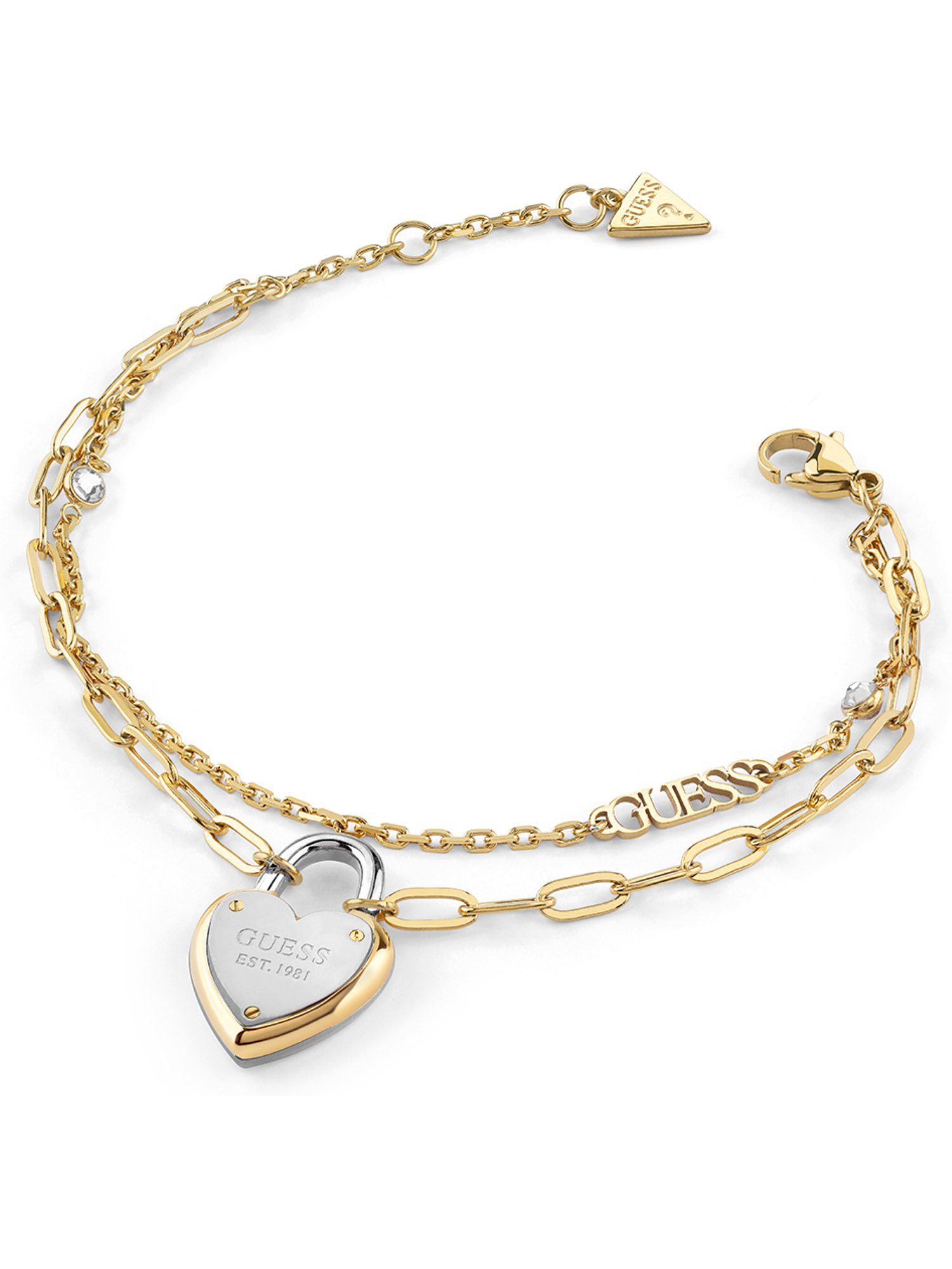 Guess Edelstahlarmband Guess Damen-Armba... Guess Edelstahlarmband Guess Damen-Armba...