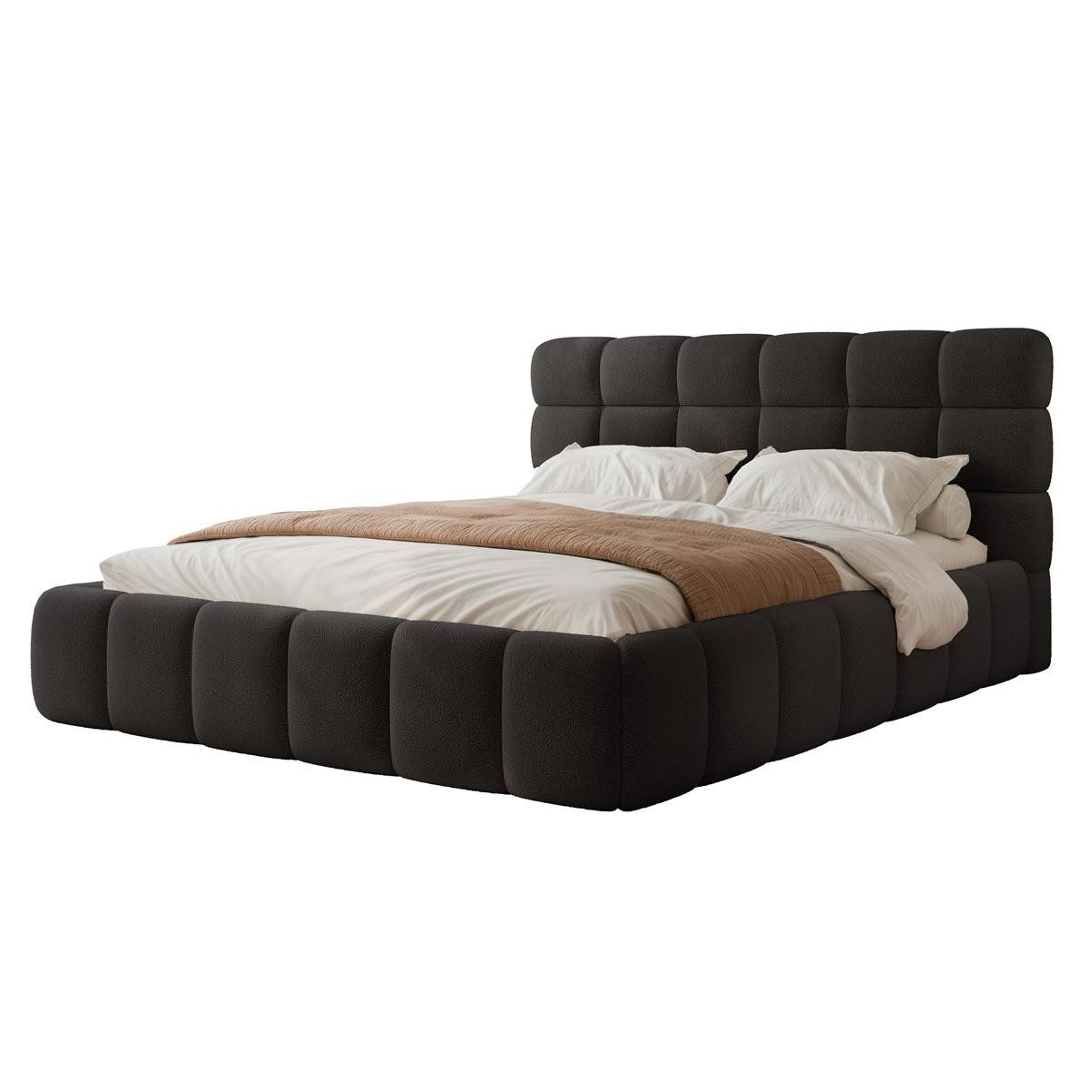 Compleo Polsterbett Wolkenbett, Bouclé Bett, Funktionales günstig online kaufen