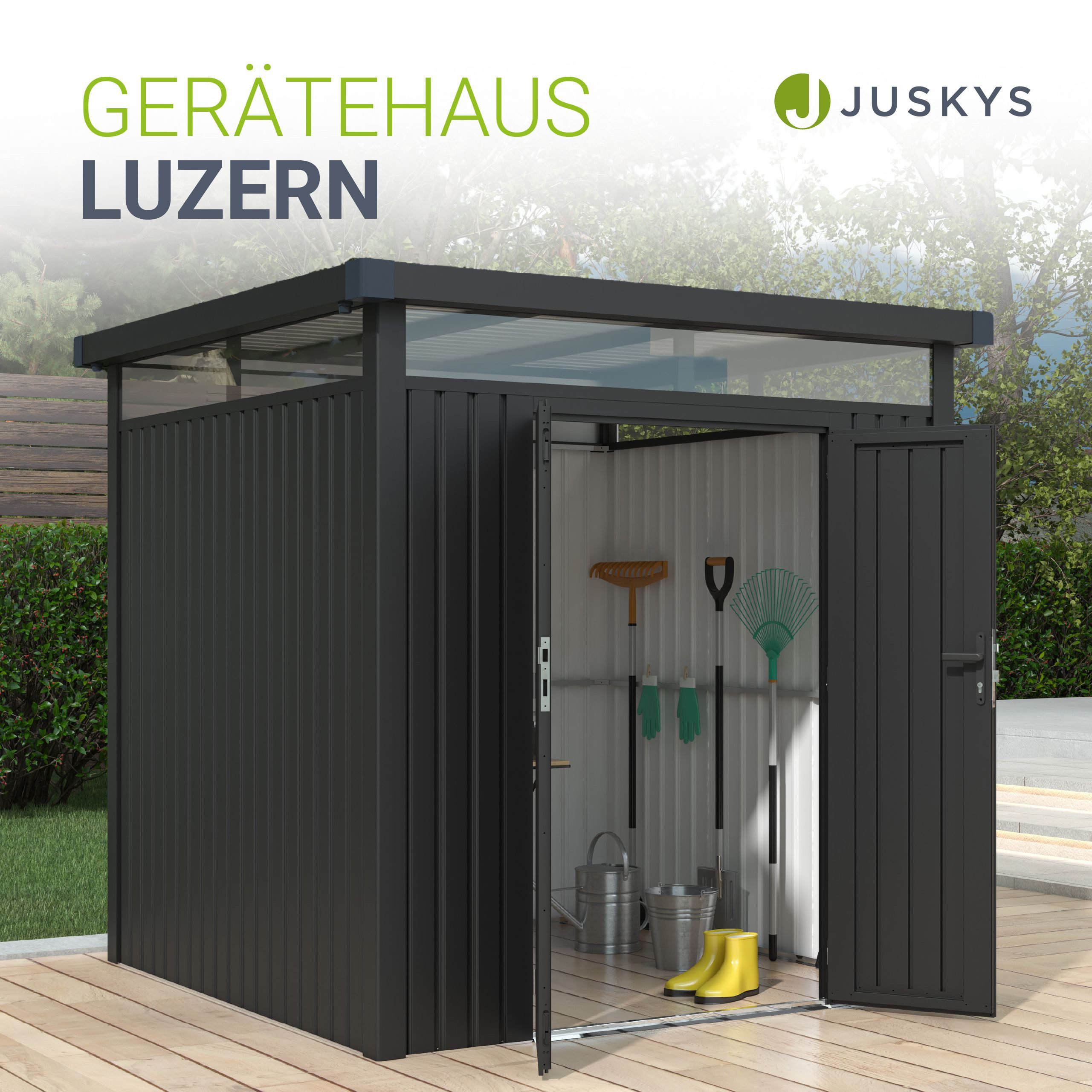 Juskys Gartenhaus Luzern Pro 5,3 m², günstig online kaufen