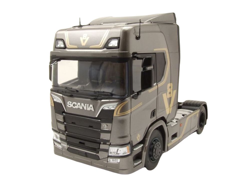 Premium ClassiXXs Modellauto Scania R-Serie Topline Zugmaschine 2019 grau metallic, Maßstab 1:18