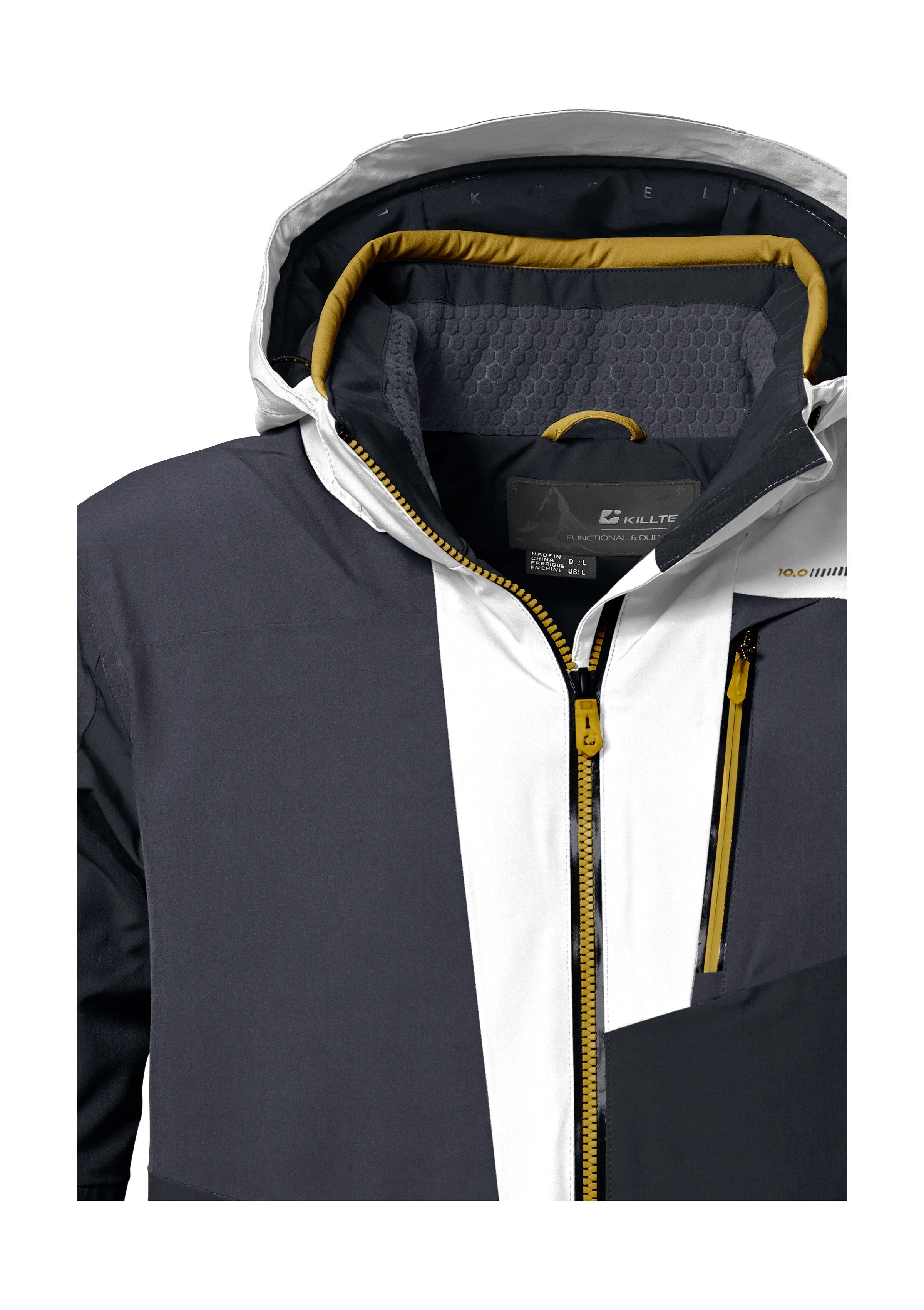 Killtec Skijacke KSW 76 MN SKI JCKT Herren Funktionsjacke: wasserdicht, atmungsaktiv, 4-Wege-Stretch