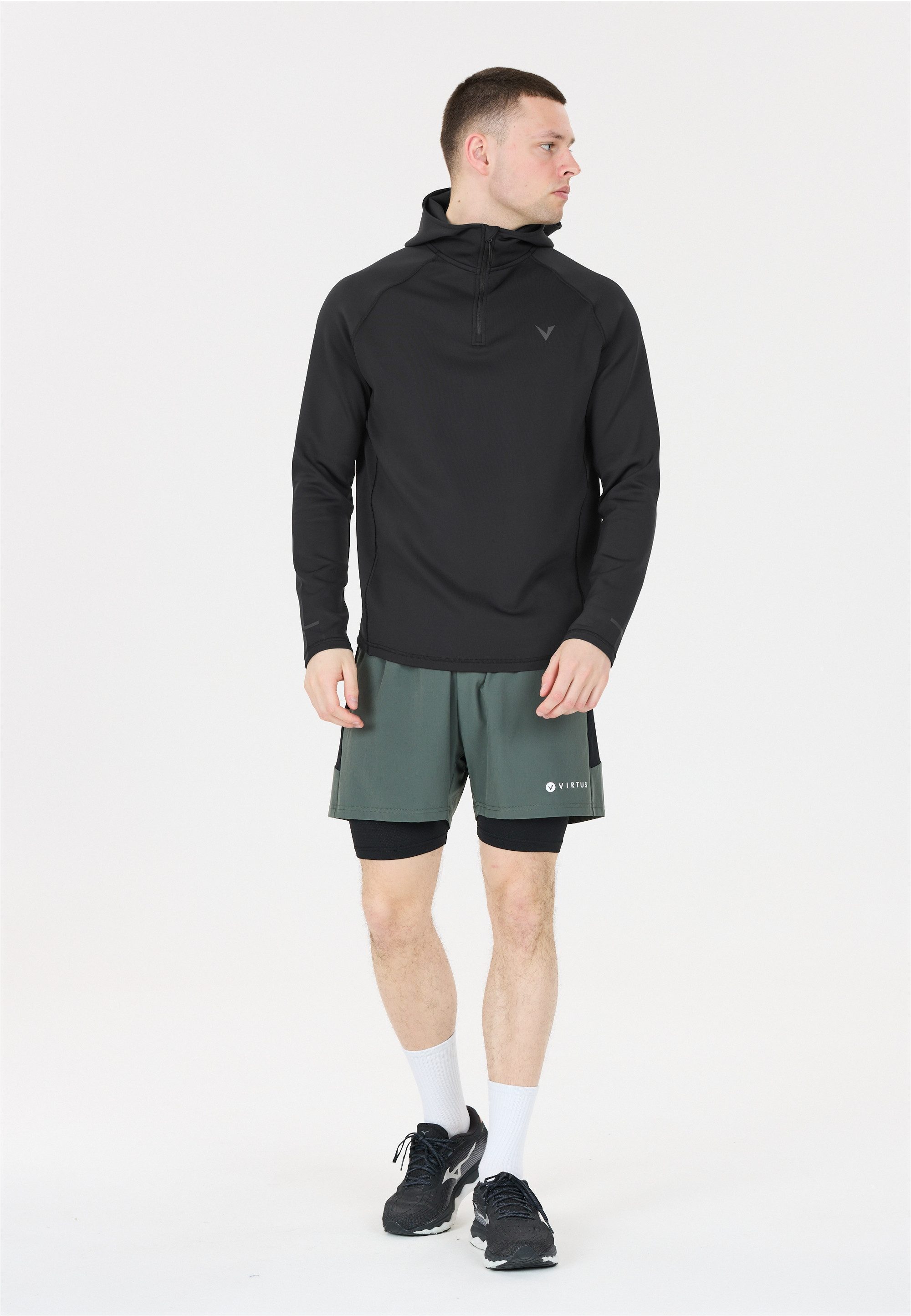 Virtus Fleeceshirt Allister mit praktischer Quick-Dry-Funktion