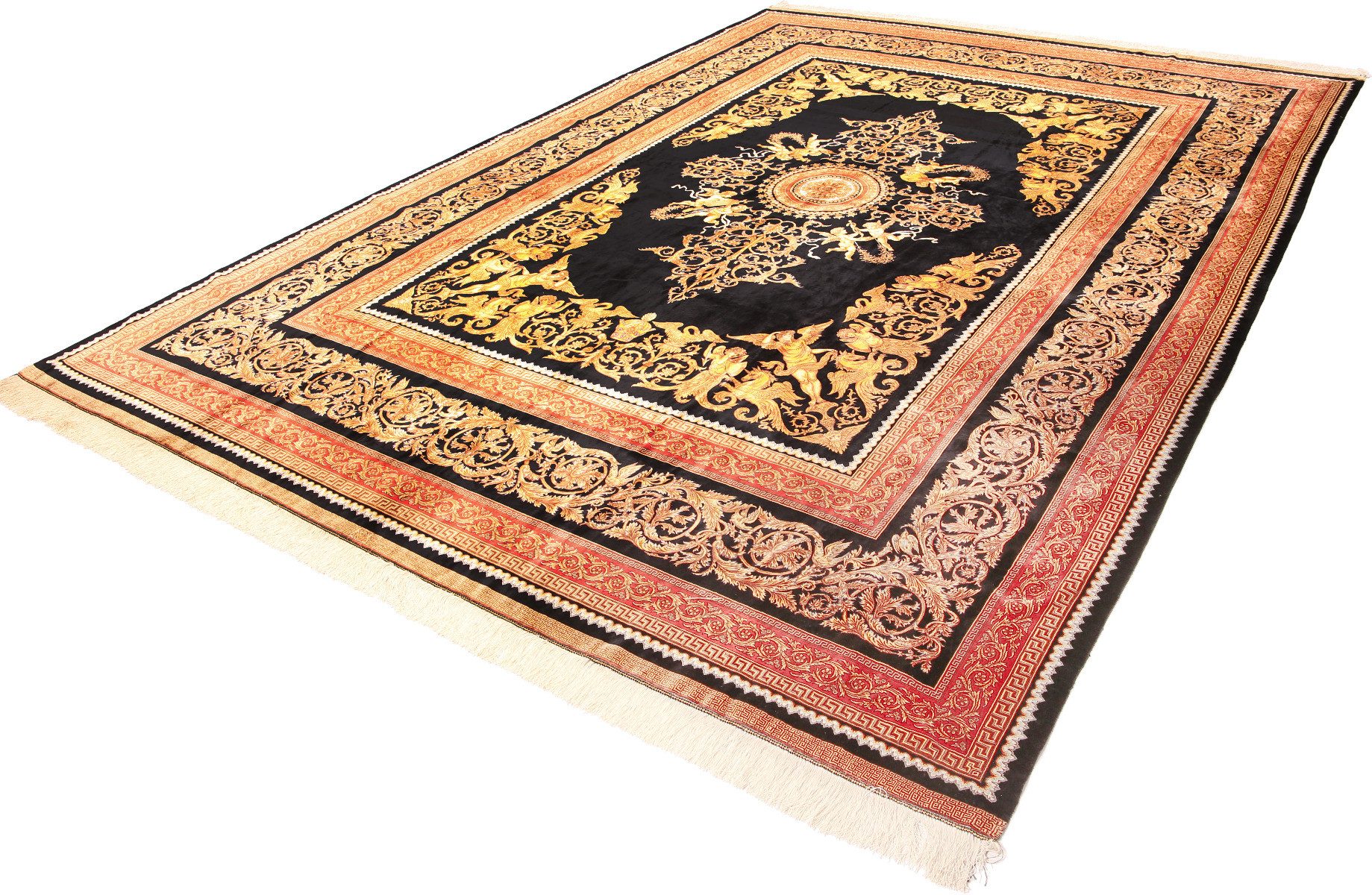Carpet Avenue Teppich Ghom Seide 410x296, Rechteck, Höhe: 6 mm