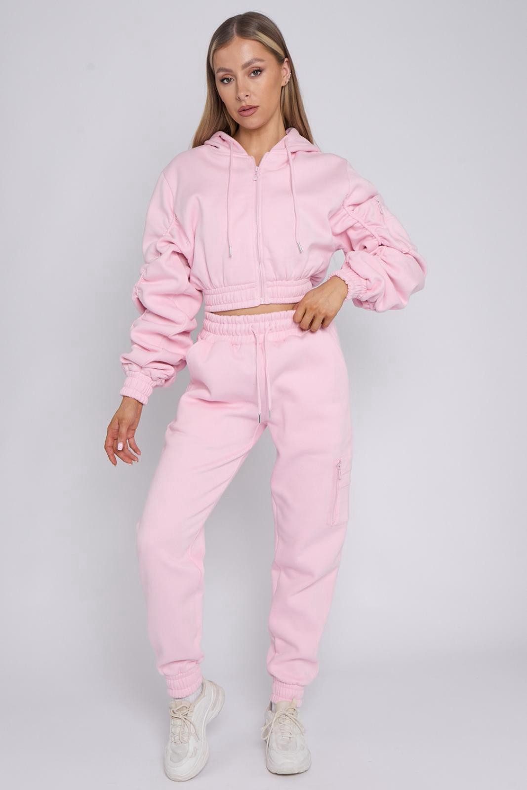 Worldclassca Jogginganzug Worldclassca Jogginganzug Crop Suit Sport Hausanzug Trainingsanzug