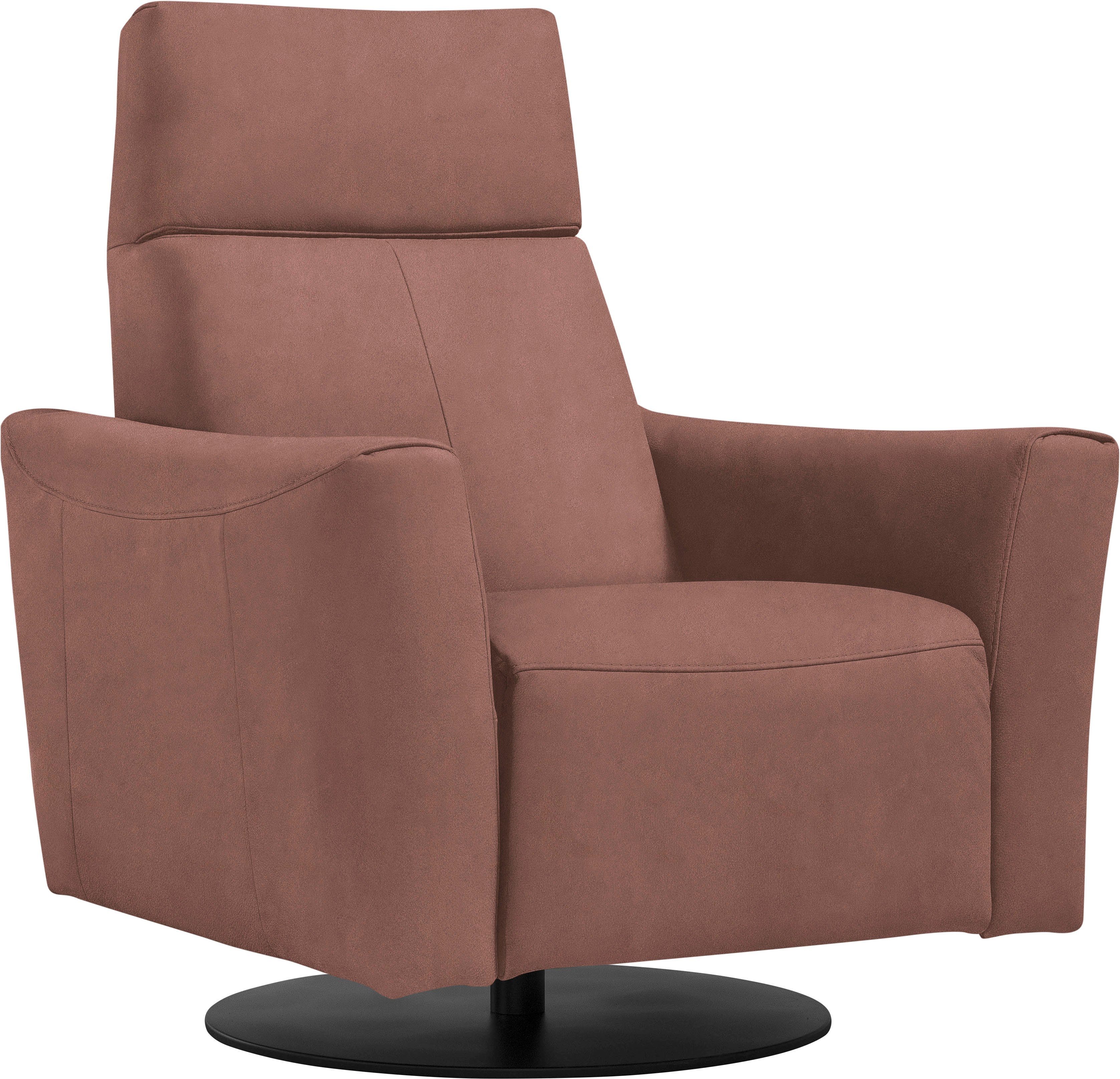Egoitaliano Sessel Blues Designsessel, Loungesessel, Breite 84cm, bequem und elegant, drehbar, inkl. manuelle Relaxfunktion durch Push-Back-Mechanismus