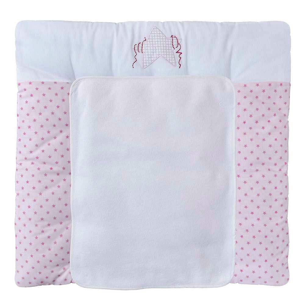 Baby-Delux Wickelauflage Baby Wickeltischauflage 70x75 cm, Wickelunterlage Abnehmbare Frotteeauflage, Waschbar, Weich Gepolstert