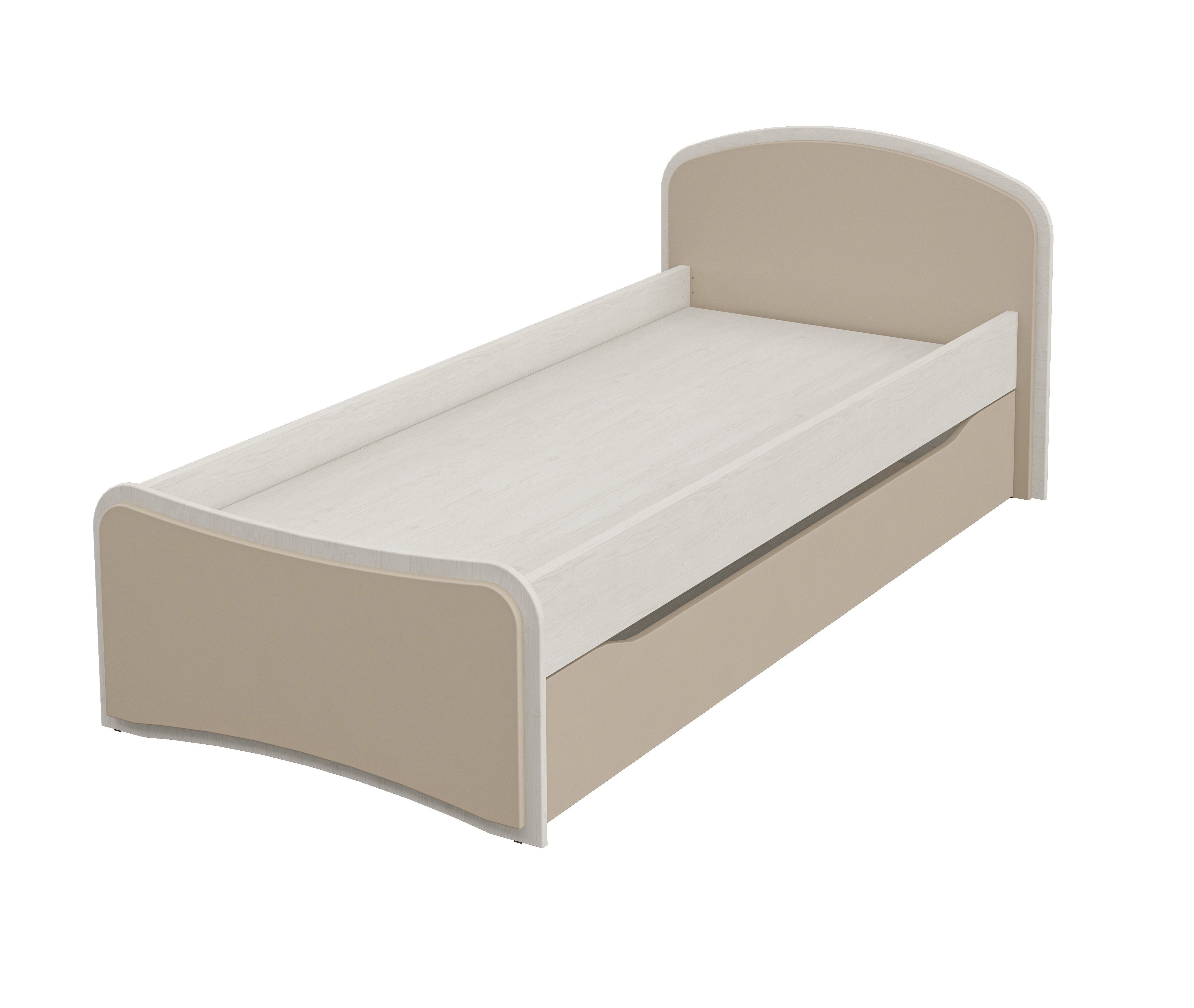 80x190 cm Möbel-Lux Bettkasten, Kinderbett Kombi, mit