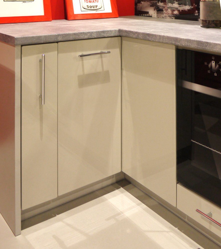 Feldmann-Wohnen Eckschrank Malmo (Malmo, 1-St) 84cm Korpusfarbe artisan eiche Frontfarbe & Ausführung wählbar 2-türig