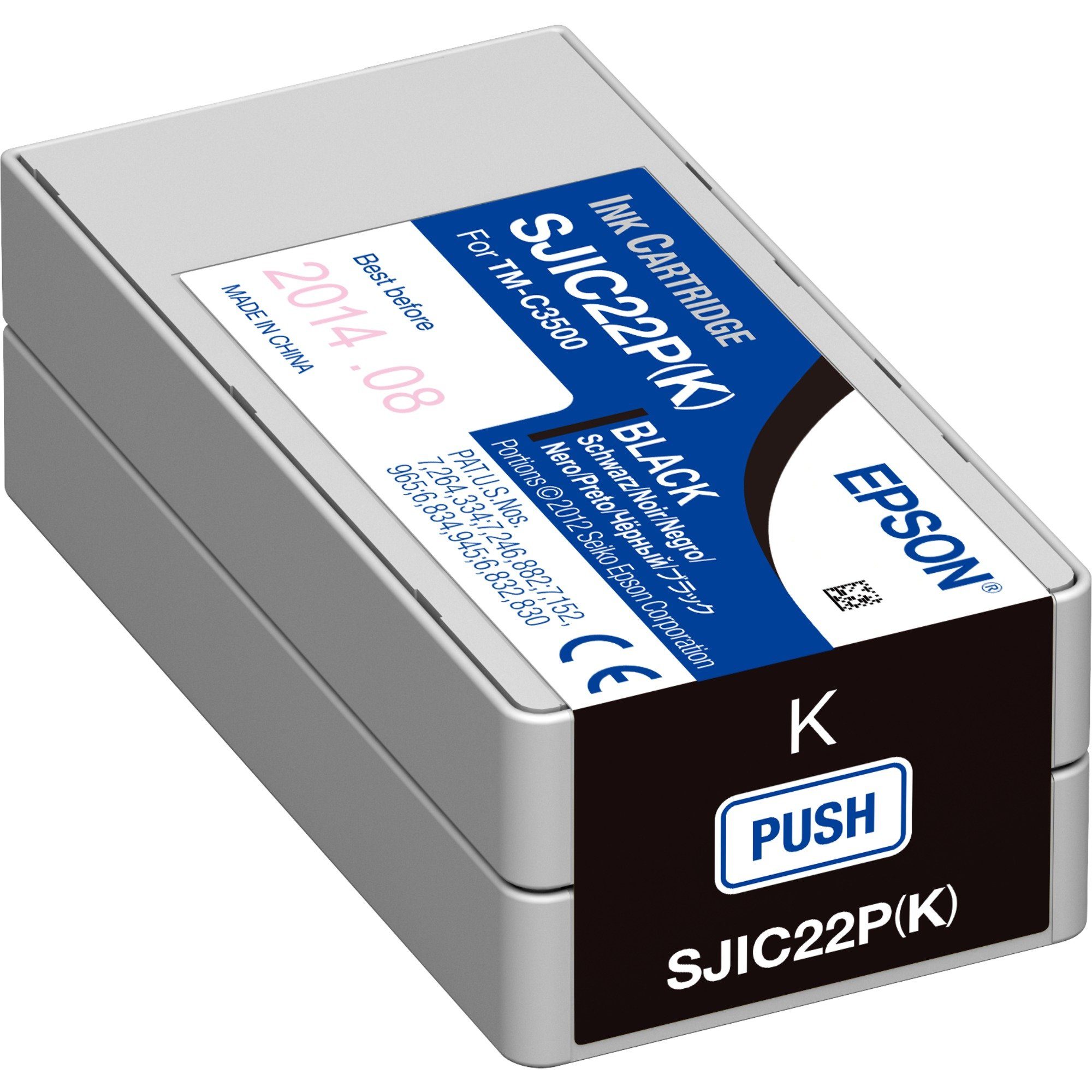 Epson Epson Tinte schwarz SJIC22P(K) Tintenpatrone