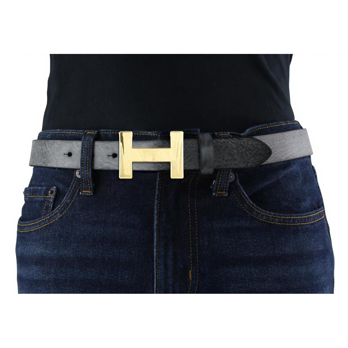 BELTINGER Ledergürtel Damen-Gürtel HERMINE aus weichem Vollrindleder Vintage-Look 3 cm, Led (1-St)