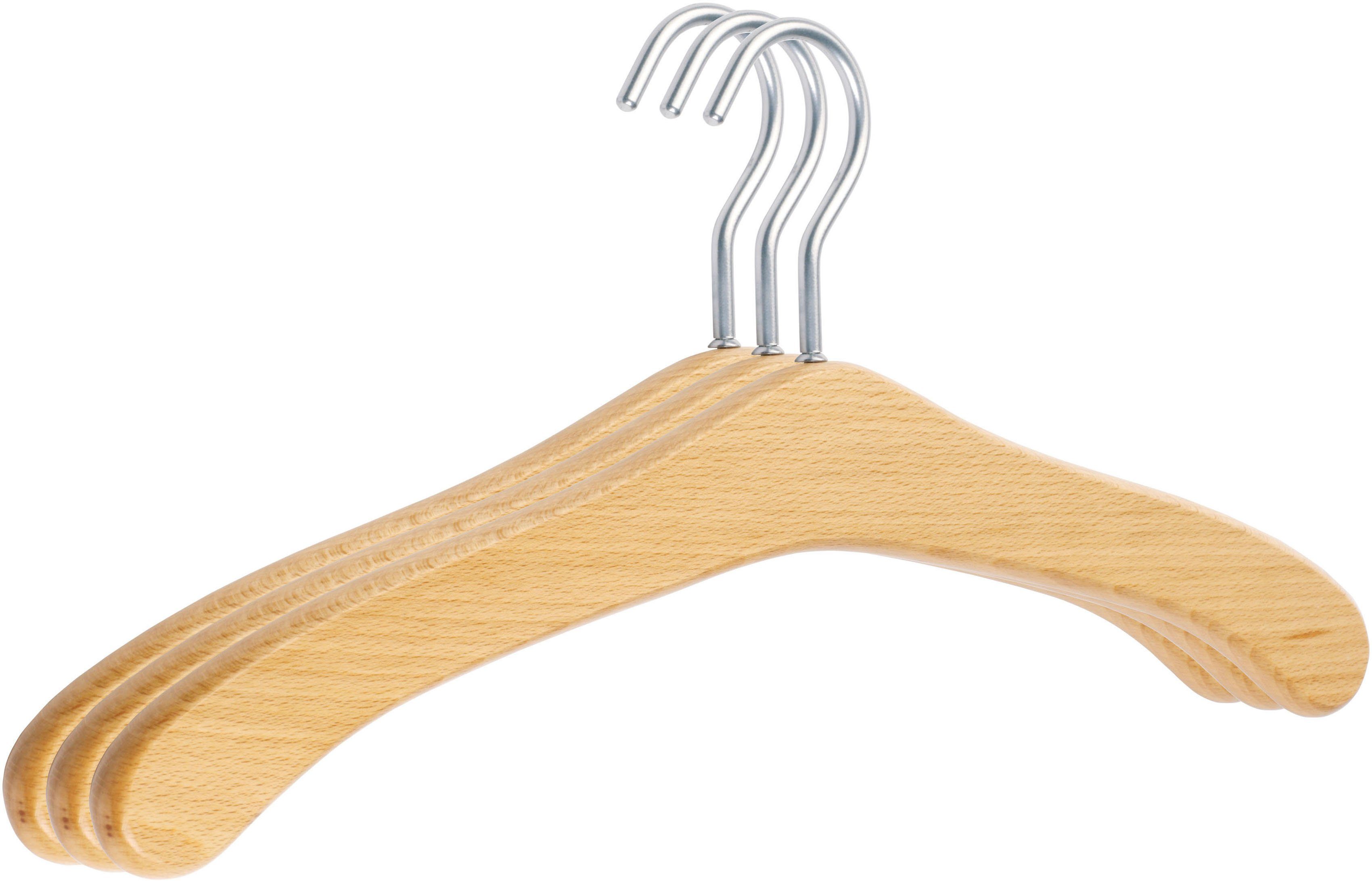 pieperconcept Kleiderbügel Achim, (Set, 3-tlg), aus Buchenholz günstig online kaufen