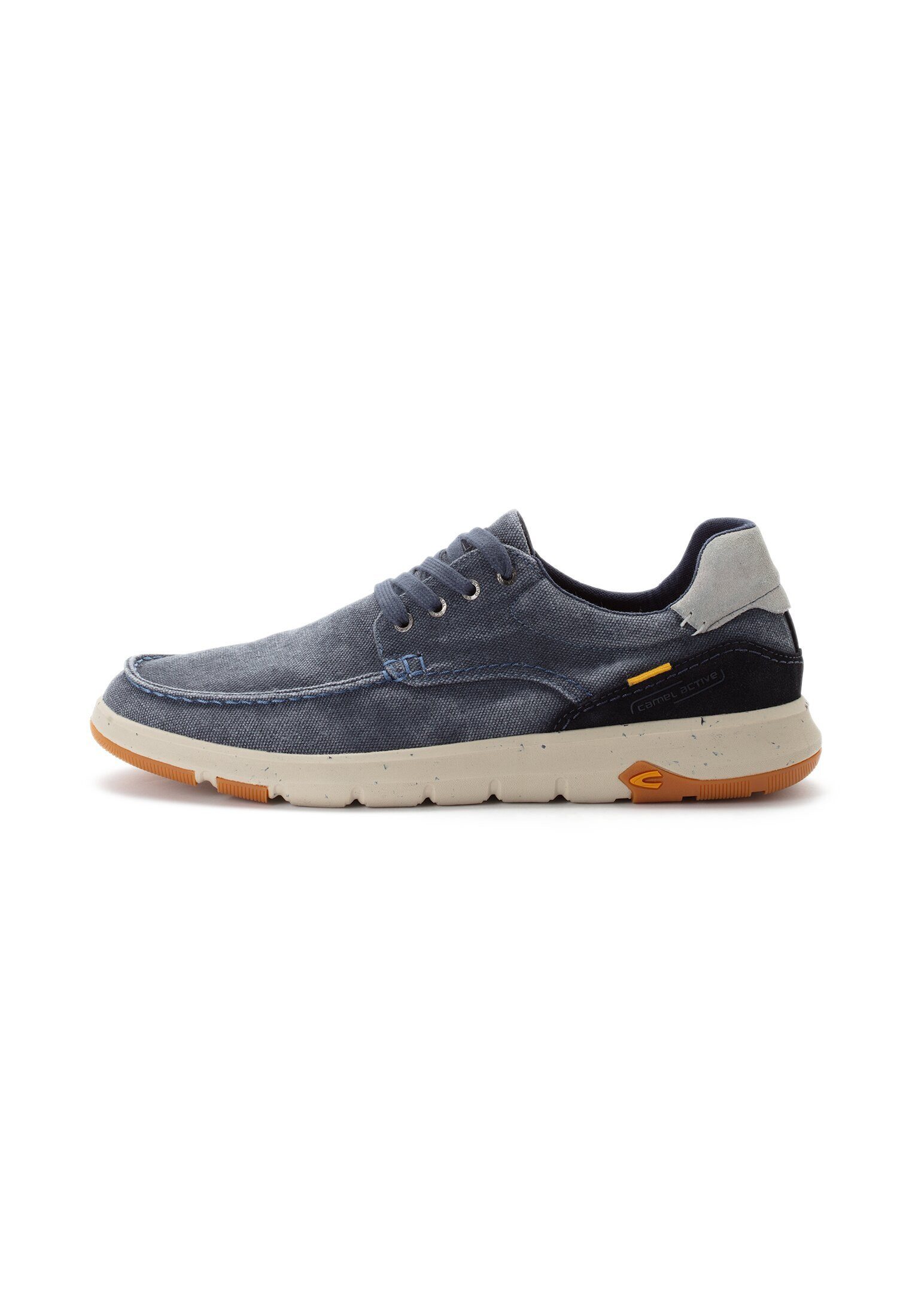 aus Canvas mit Lederapplikationen Sneaker