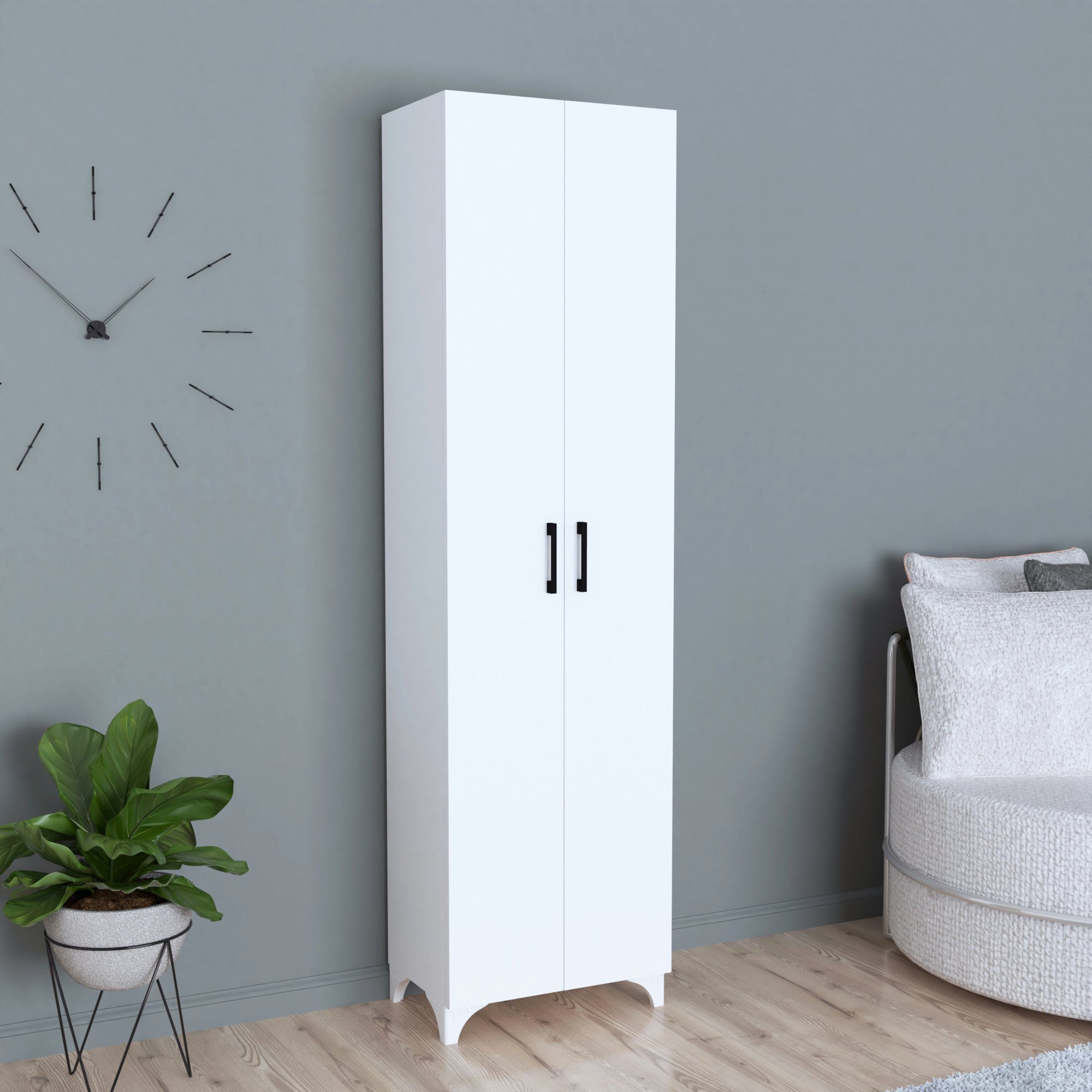 en.casa Mehrzweckschrank »Strömsund« 177,5 x 48,5 günstig online kaufen