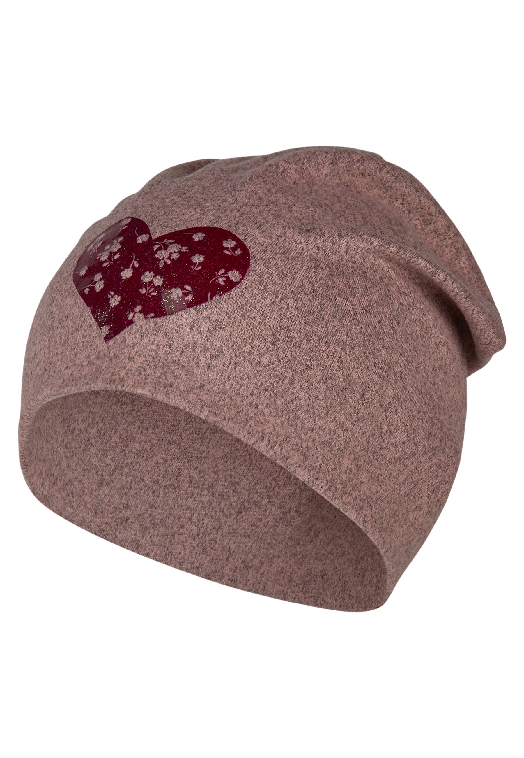 Sterntaler® Beanie Beanie Blumenherz (1-St)