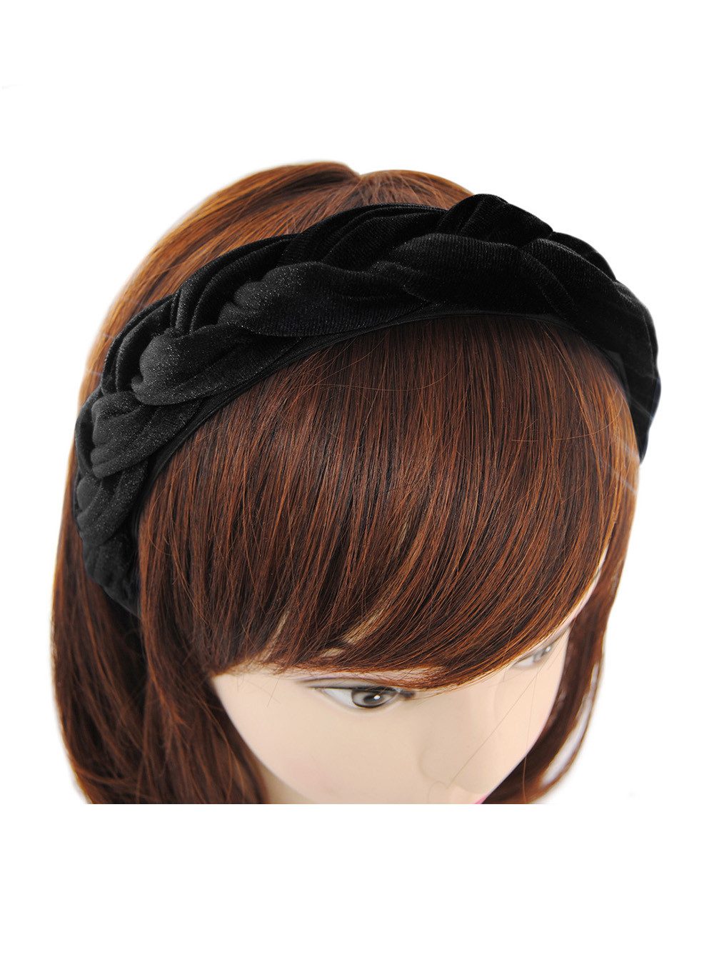 axy Haarreif Haarreif Samt Flechtoptik, Trachten geflochten Vintage Damen Haareifen Haarband