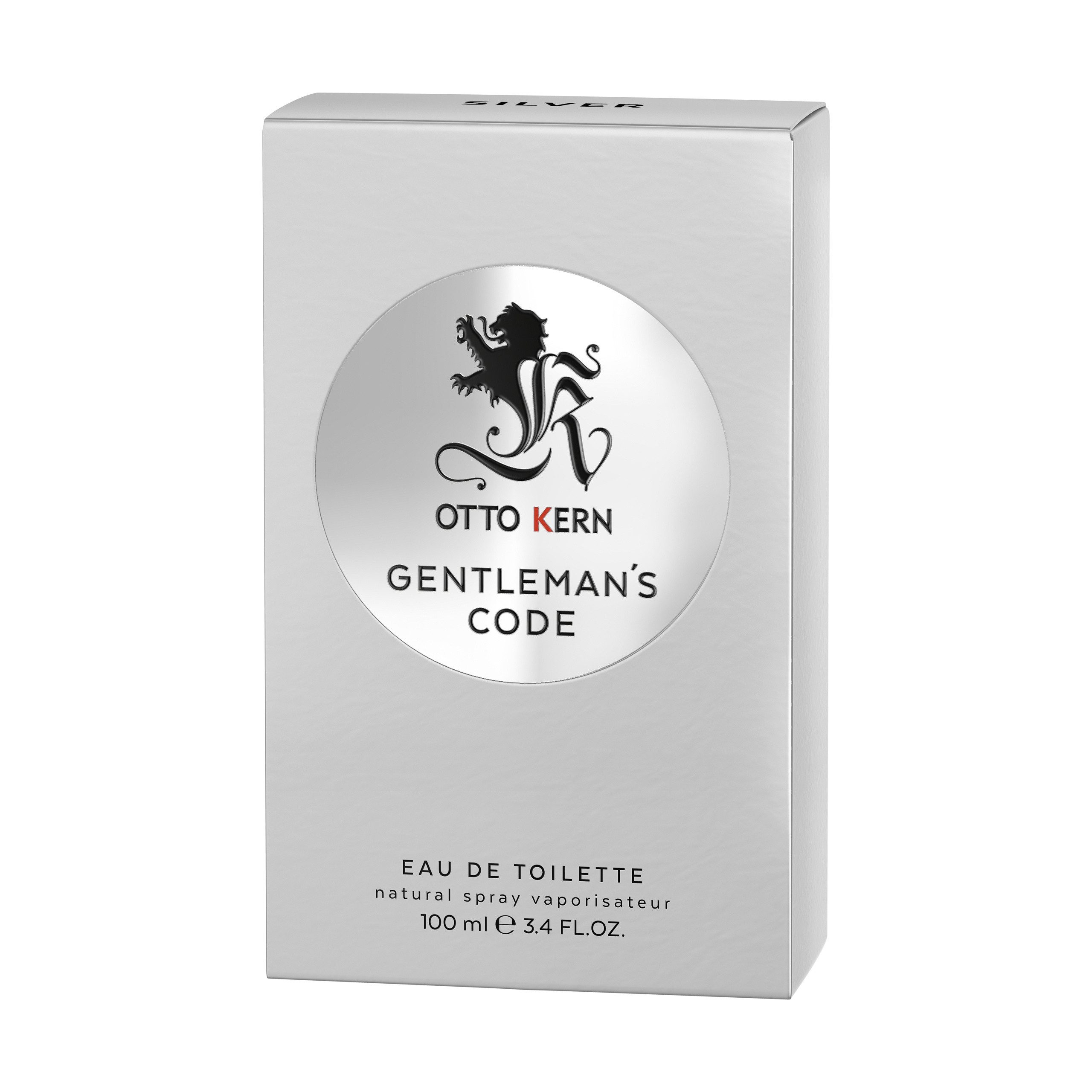 Otto Kern Eau de Toilette GENTLEMAN'S CODE, EdT 100 ml Natural Spray Silver