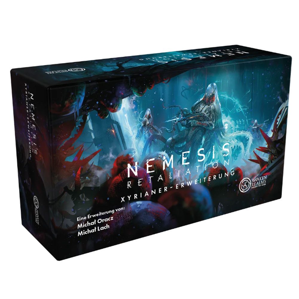 Awaken Realms Spiel Nemesis Retaliation Xyrianer (DE) - Erweiterung Brettspiel Figuren, Miniaturen, Horror, Sci-Fi