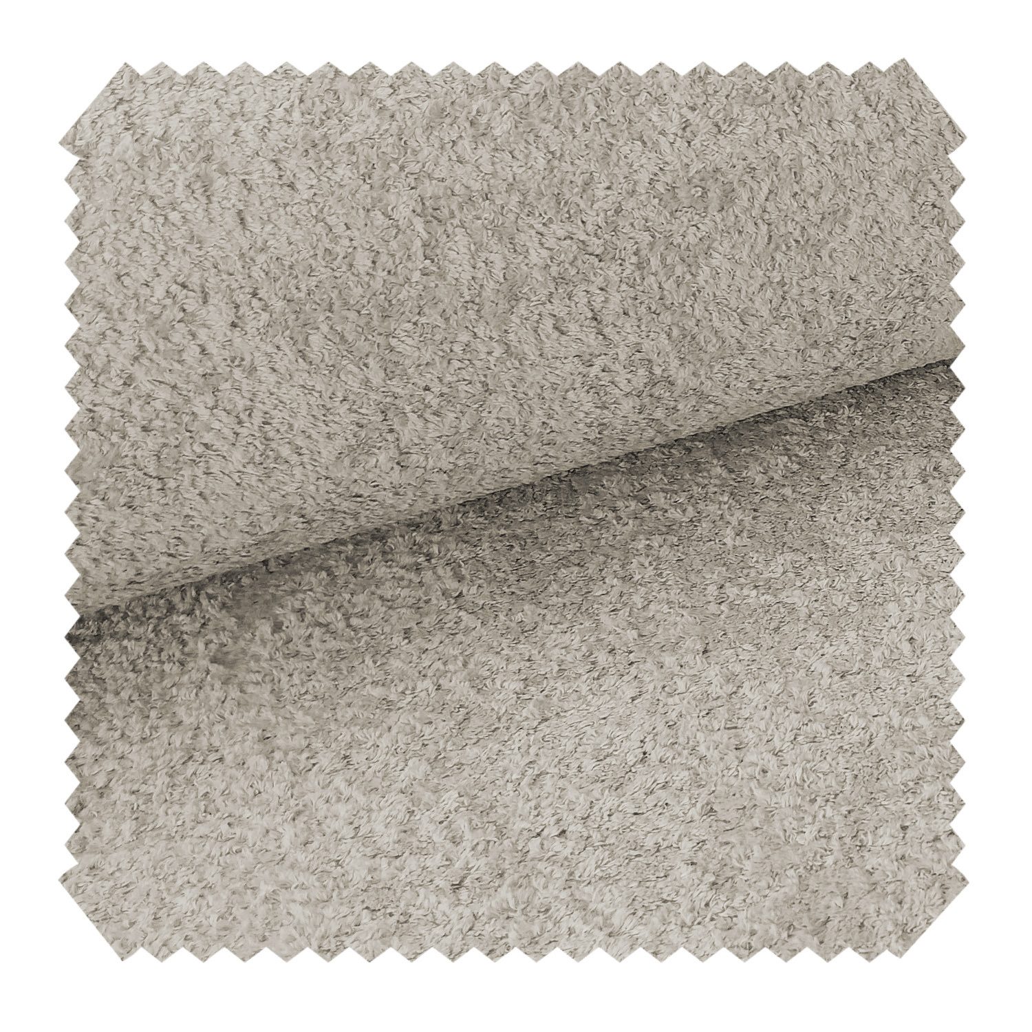 novely® Stoff MONIQUE Samtweicher Bouclé-Polsterstoff, Möbelstoff in Erdtönen, Schwer Entzündbar, Kuschelweich, Robust