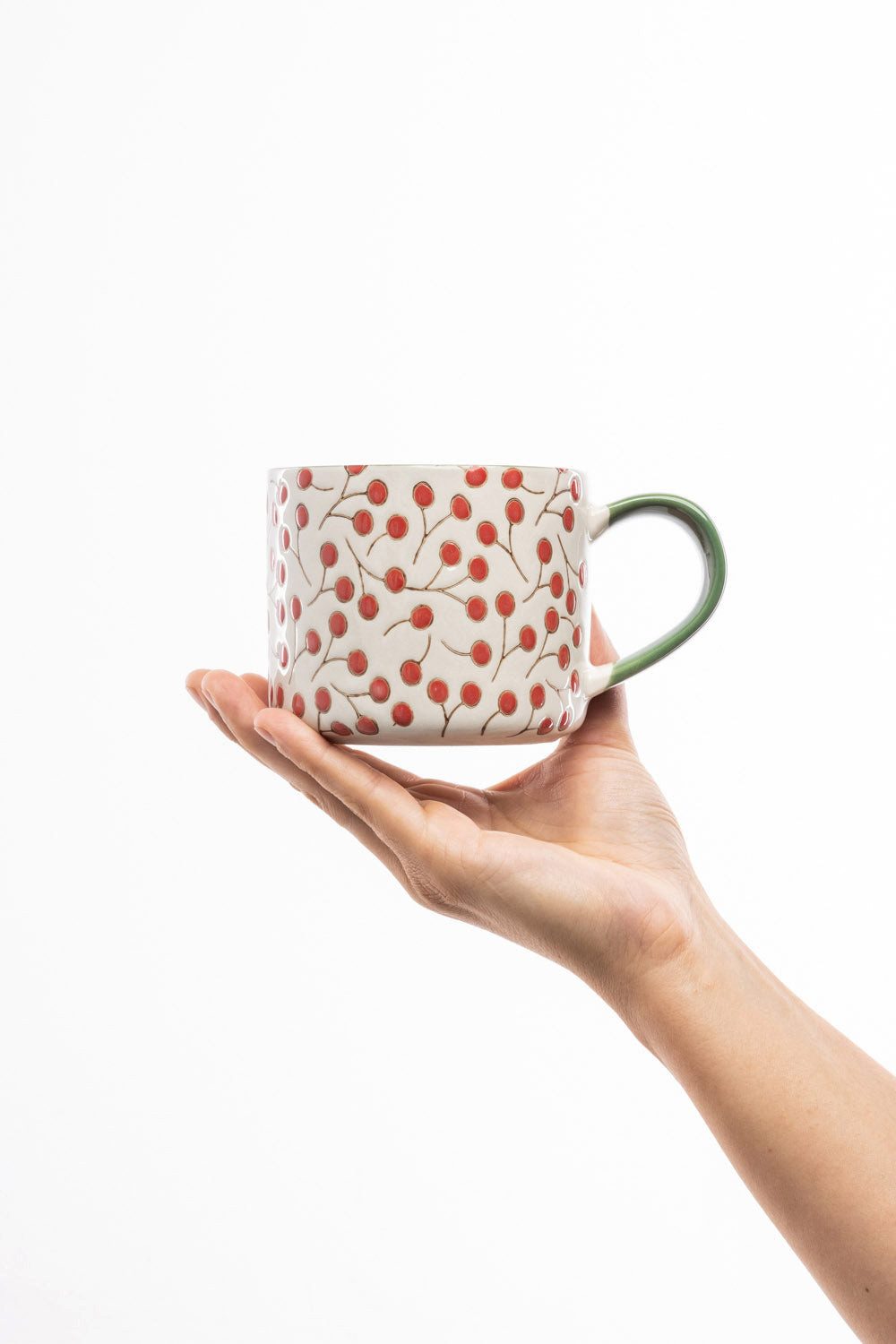 Tranquillo Tasse Tasse VINTAGE GARDEN red
