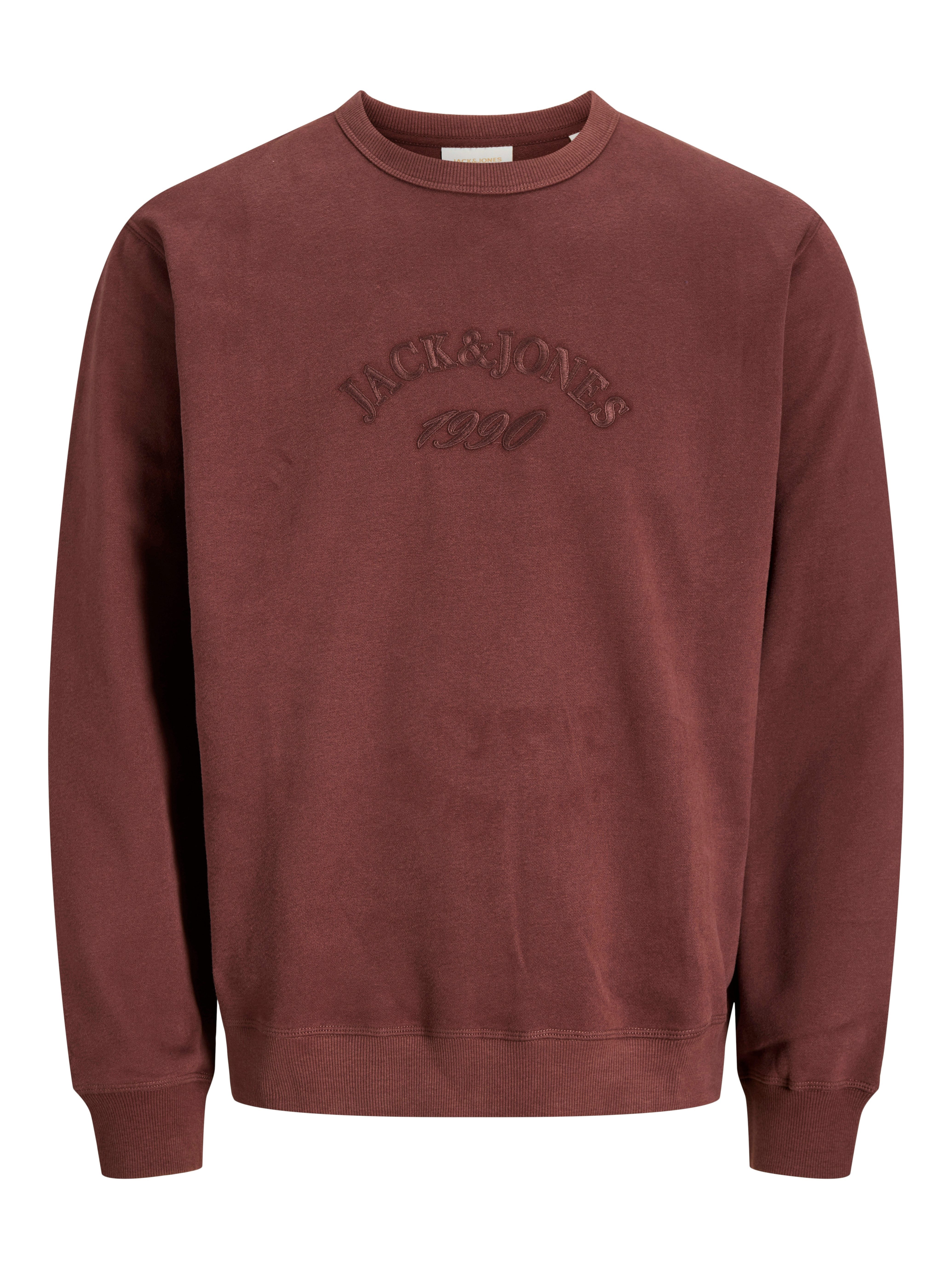 Jack & Jones Sweatshirt JORBLEECKER BRANDING SWEAT CREW BF günstig online kaufen