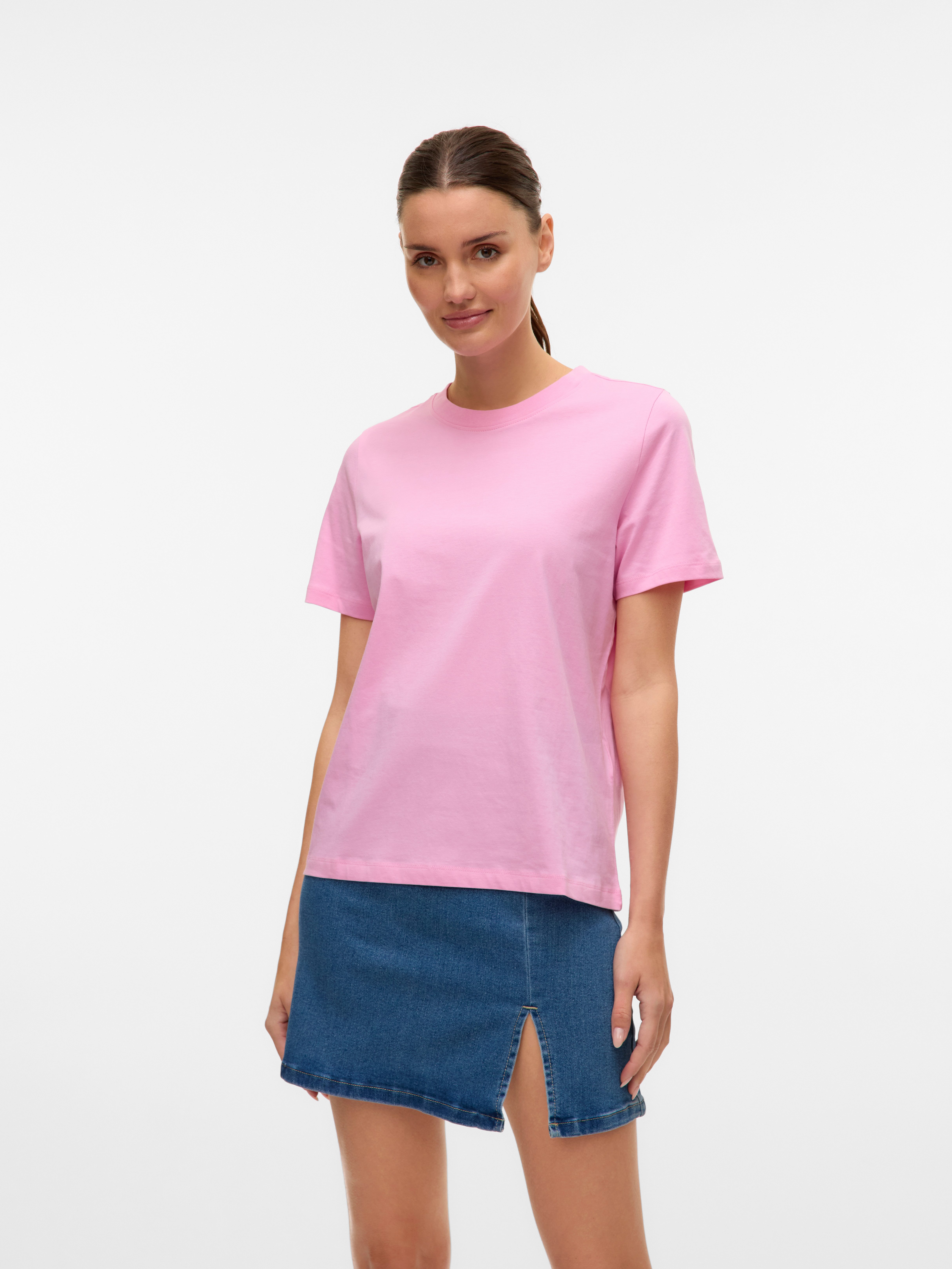Vero Moda Kurzarmshirt VMPAULINA SS T-SHIRT günstig online kaufen