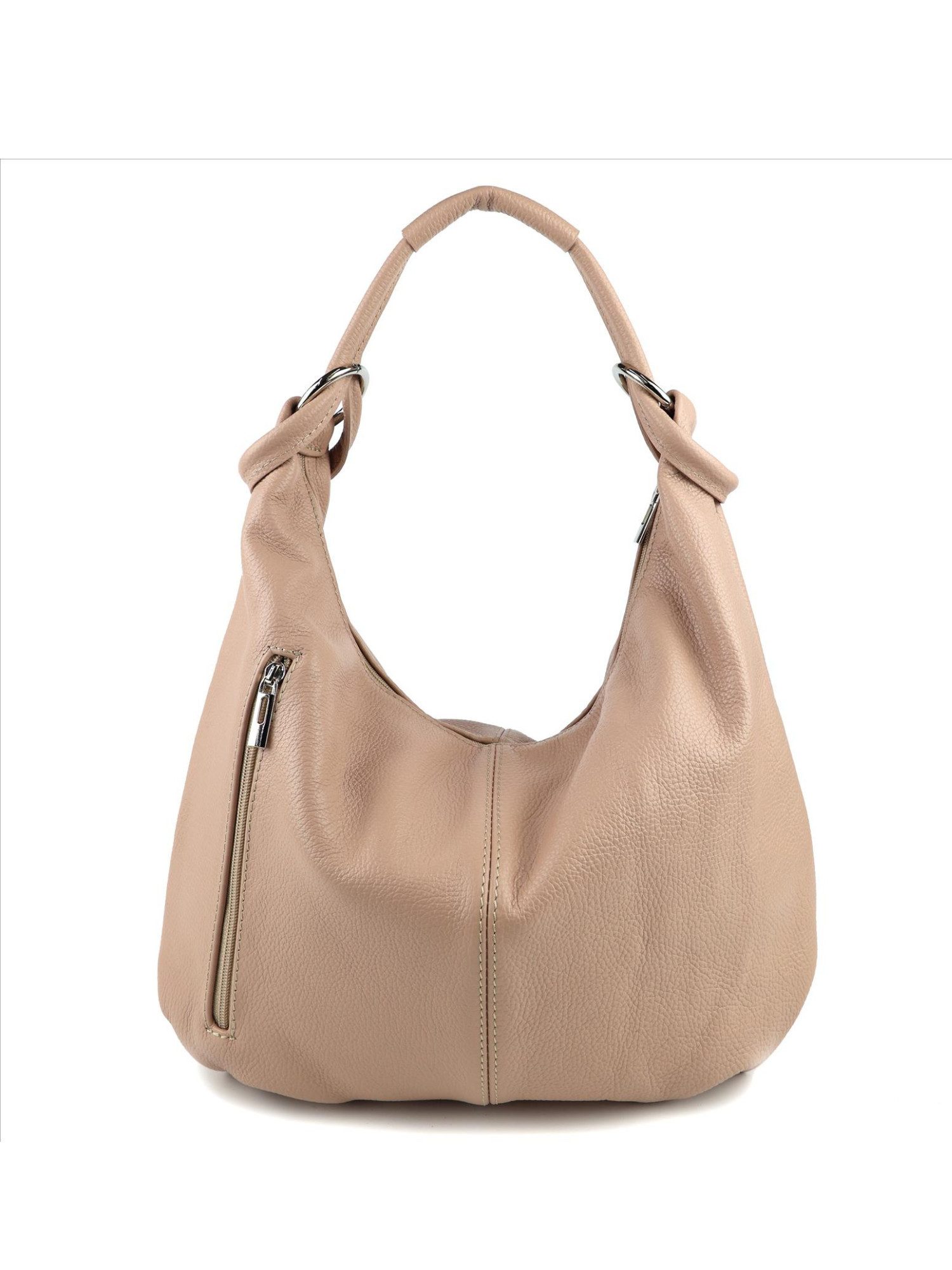 BRISE TASCHE Schultertasche Brise – Elegante Echtleder Schultertasche in zeitlosem Design (Kein Set, Einzeltasche), Geflochtener Henkel, weiches Echtleder, hochwertige Verarbeitung