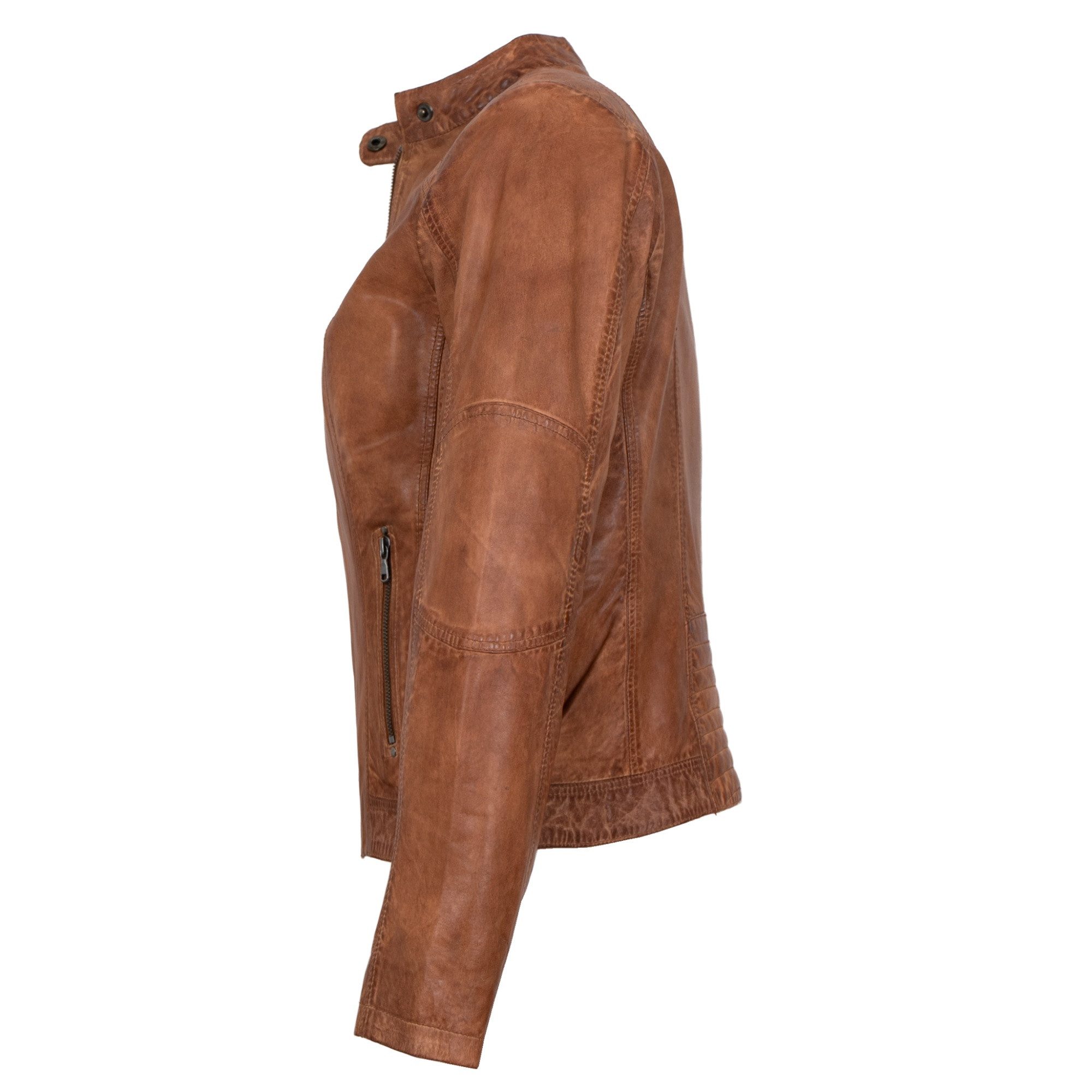 Maddox Lederjacke Jecki MADDOX - Damen Lederjacke Lammnappa cognac günstig online kaufen