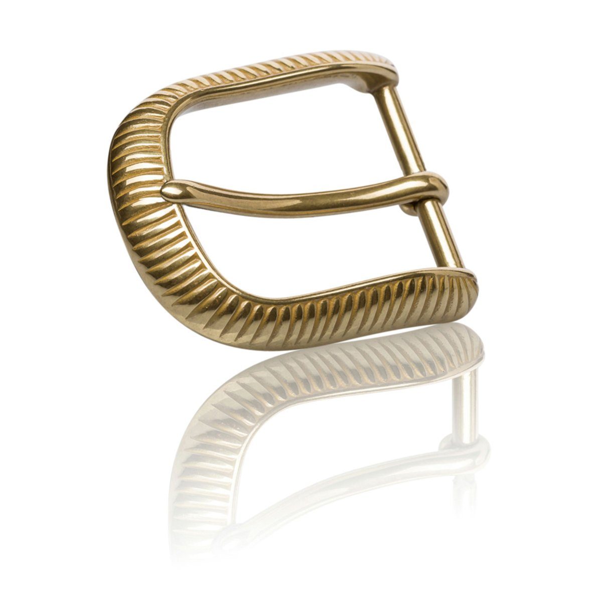 Gürtelschnalle 35mm Messing Bronze - Buckle Bergamo - 331007610020