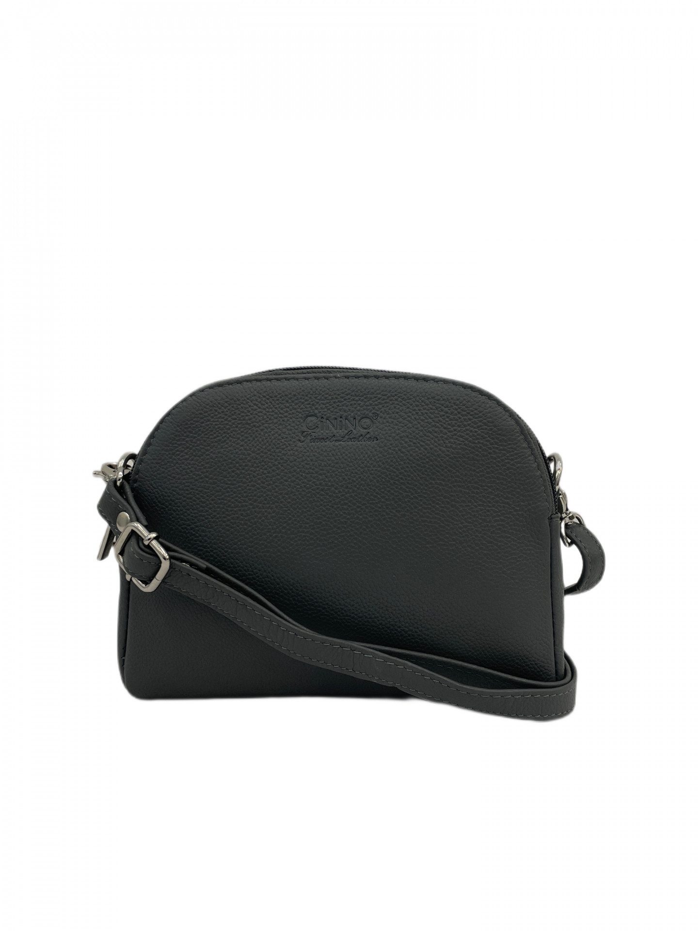 Cinino Handtasche C7014, Ledertasche Umhängetasche mit abnehmbarem Lederriemen