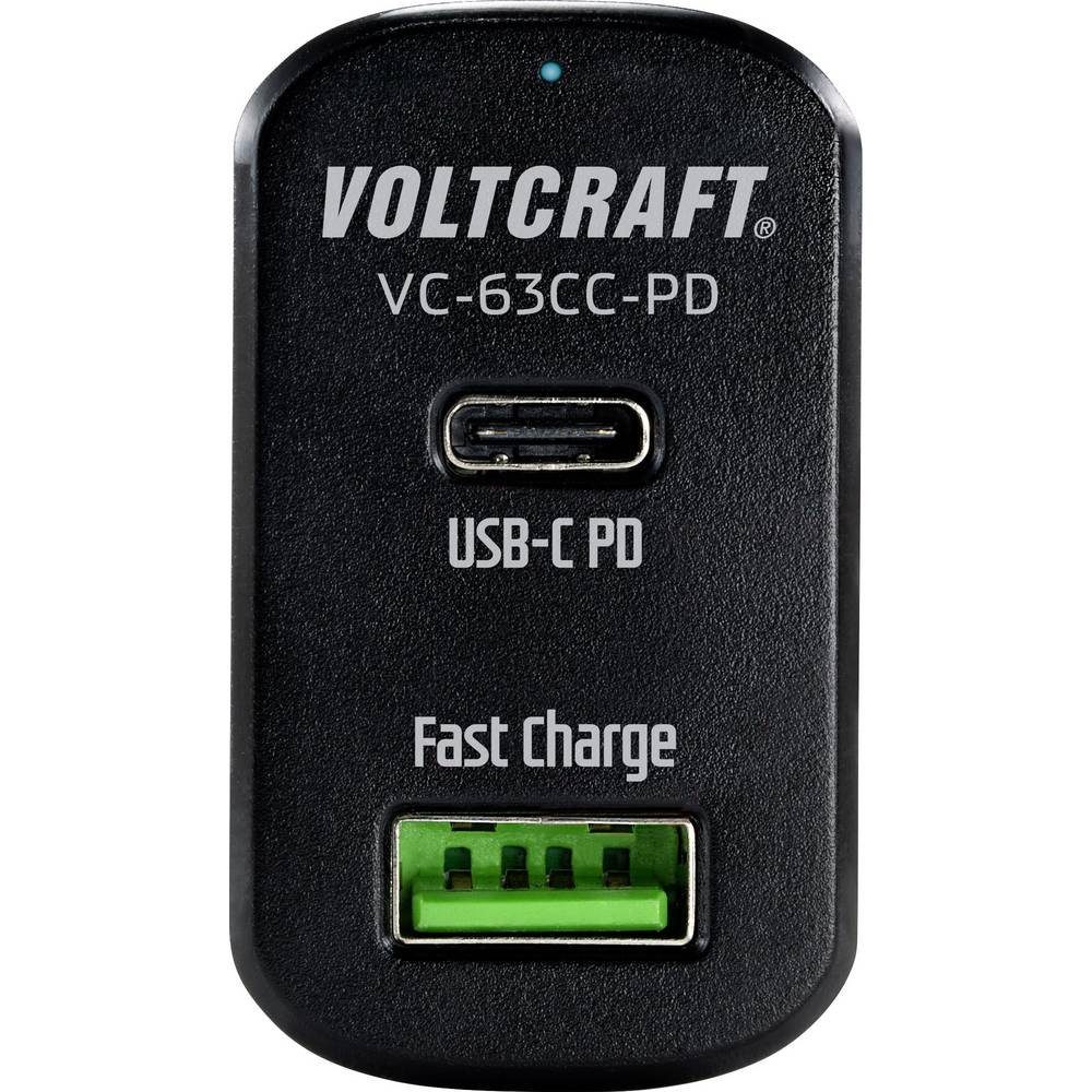 VOLTCRAFT KFZ LADEGERÄT VC-63CC-PD USB-Ladegerät (USB Power Delivery (USB-PD)