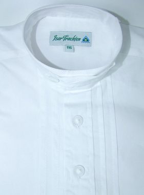 Trachtenland Trachtenhemd 'Samuel' mit Stehkragen für Jungen 48400, Weiß