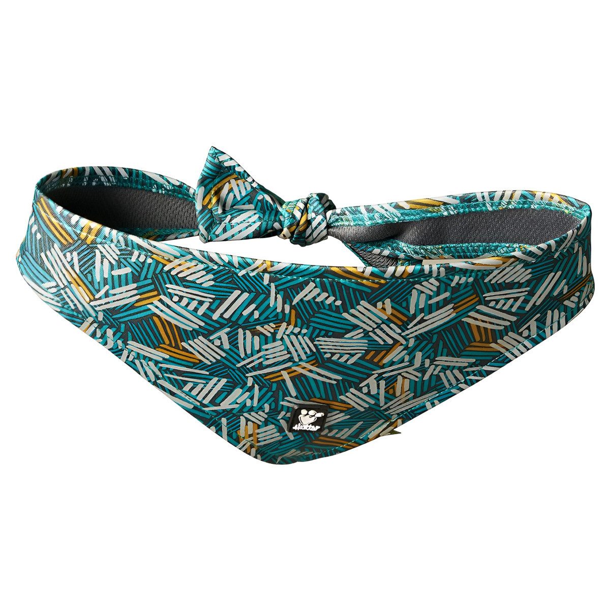 HURTTA Tier-Halstuch Hundehalstuch Zhero Safety Bandana ECO peacock (petrol)