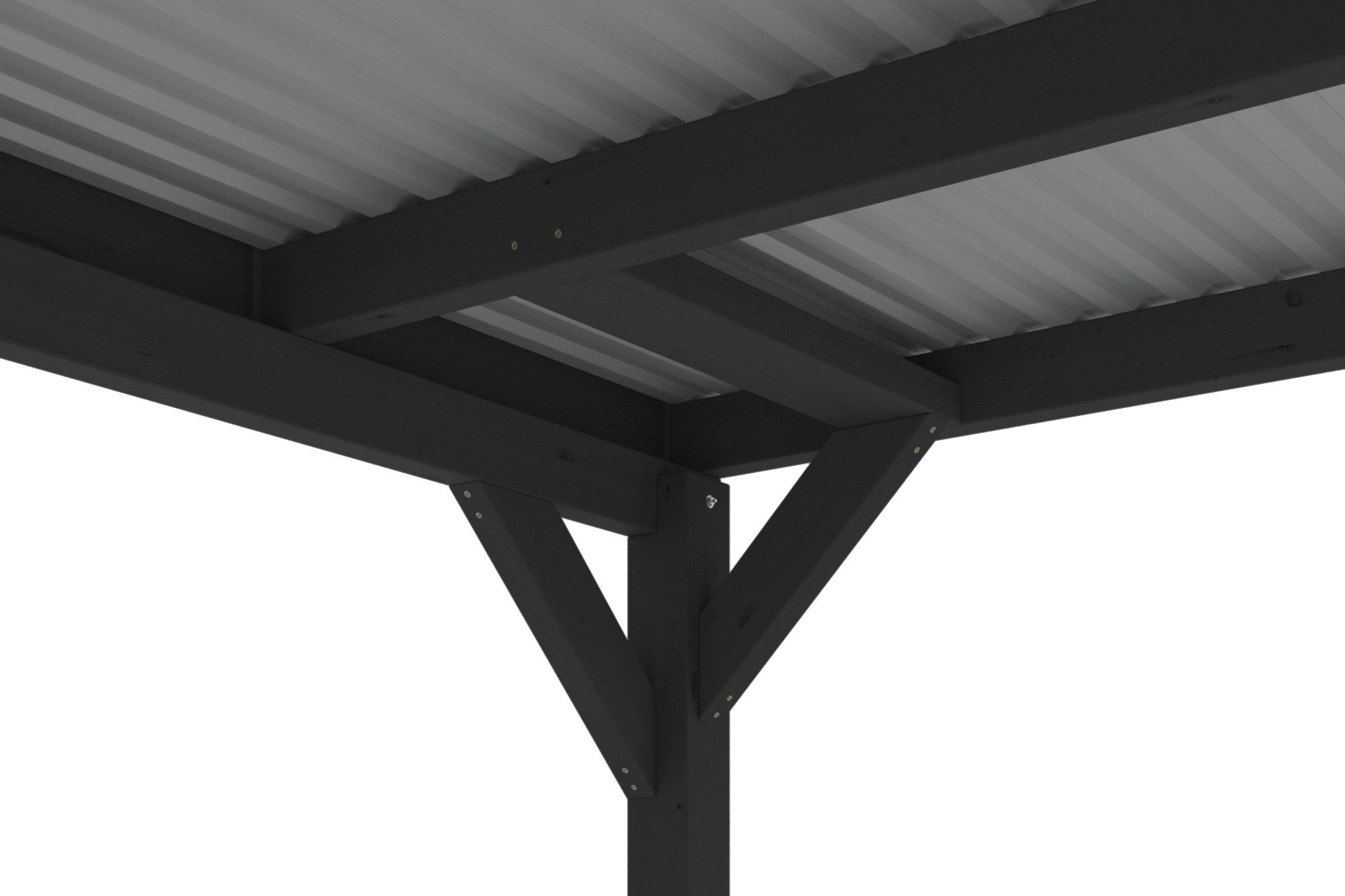 Skanholz Einzelcarport Grunewald, BxT: 321x554 cm, 243 cm Einfahrtshöhe