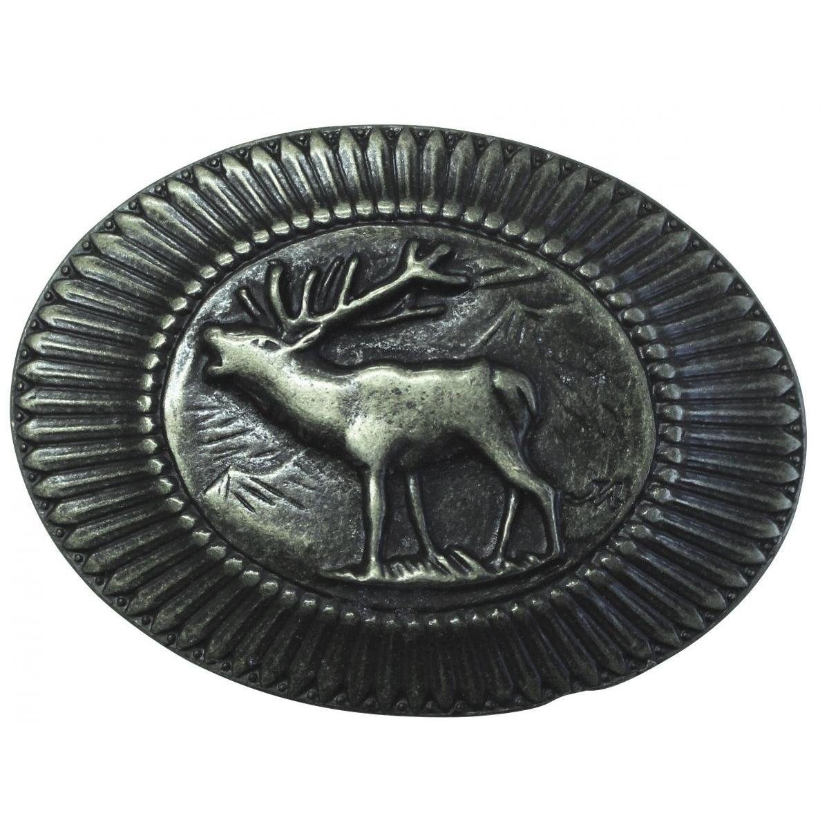 BELTINGER Ремниschnalle Hirsch 4,0 cm - Buckle Ремниschließe 40mm - für Jagd-Outfit - Ремни (1-St)