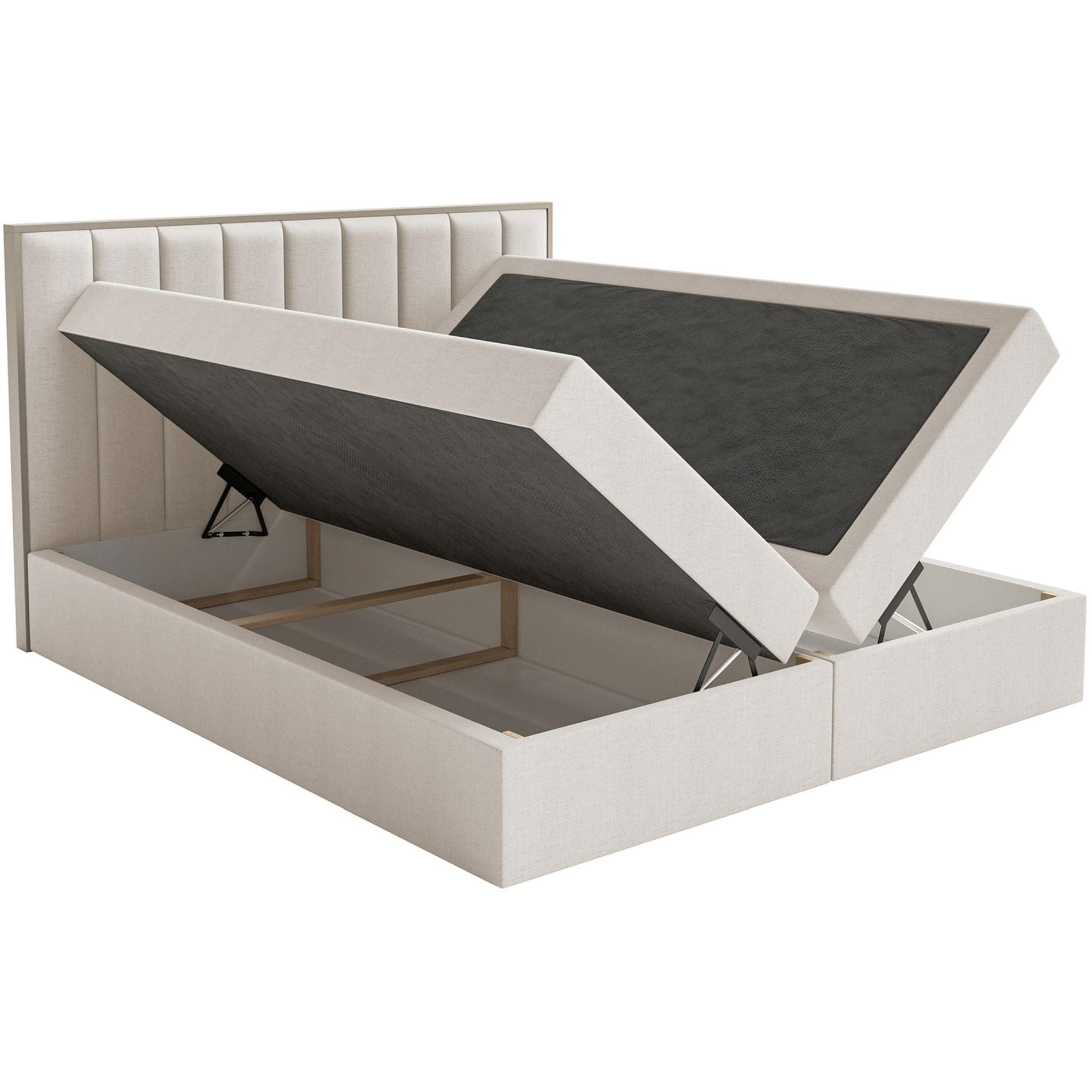Selsey Boxbett TOGENTS, mit Bettkasten, Topper & Matratze, Chenille hydrophob