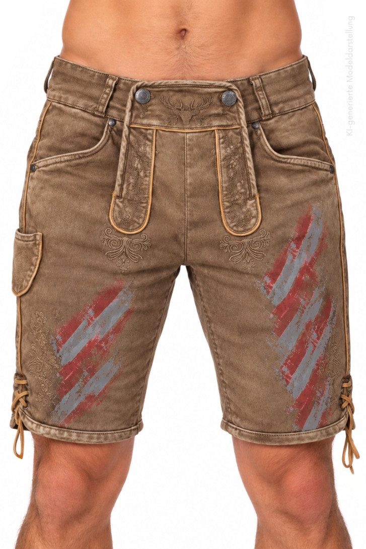 Hangowear Trachtenjeans Trachtenjeans Herren - RALKO AUSTRIA - schlamm
