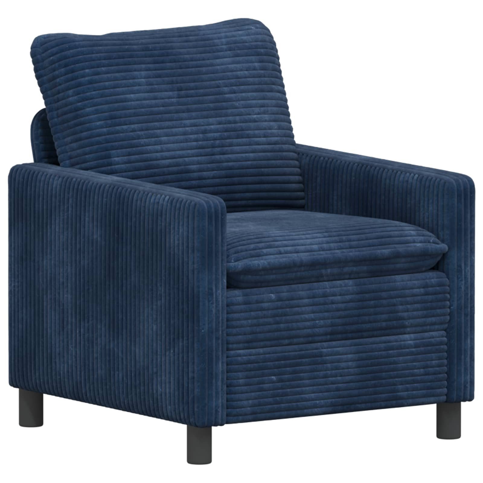 vidaXL Sofa Sofa Marineblau 76 x 81 x 87,5 cm Polyester, 1 Teile