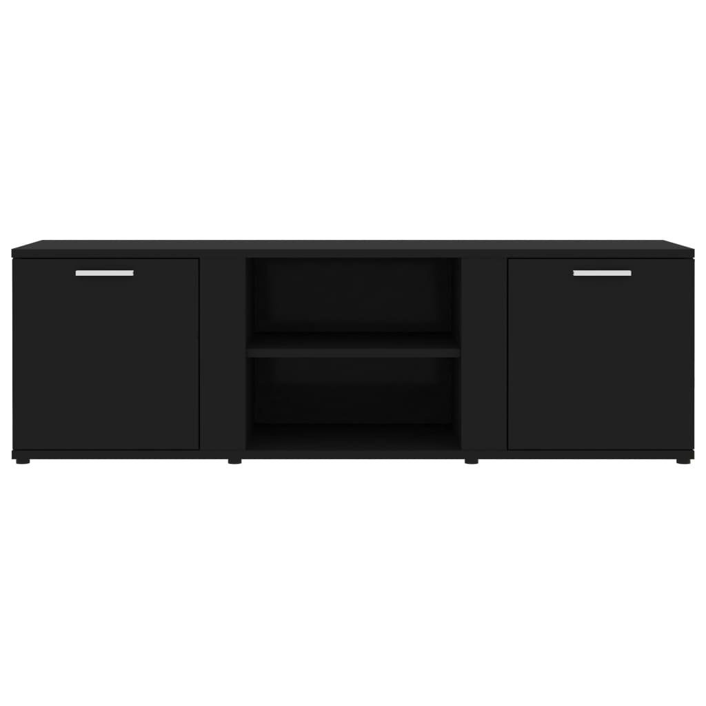 furnicato cm 120x34x37 Schwarz Holzwerkstoff TV-Schrank