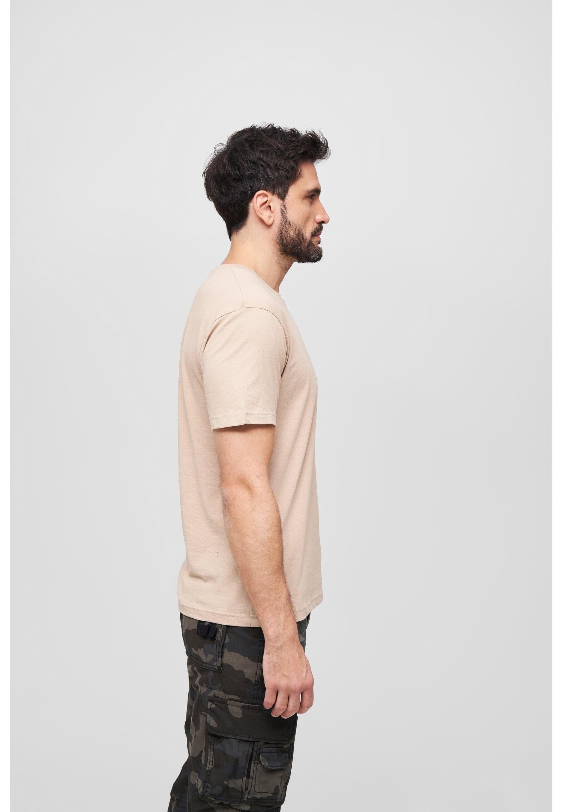 Brandit Kurzarmshirt Herren Premium Shirt (1-tlg) beige Brandit