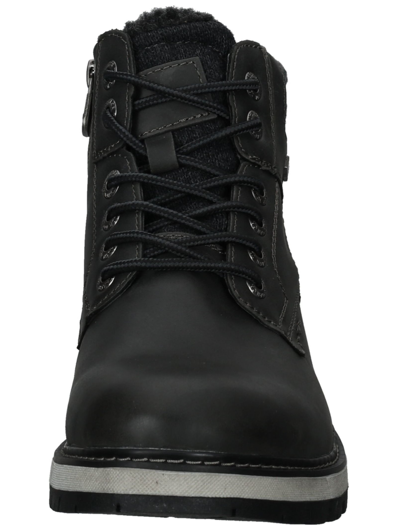 TOM TAILOR Stiefelette Lederimitat/Textil . Schnürstiefelette