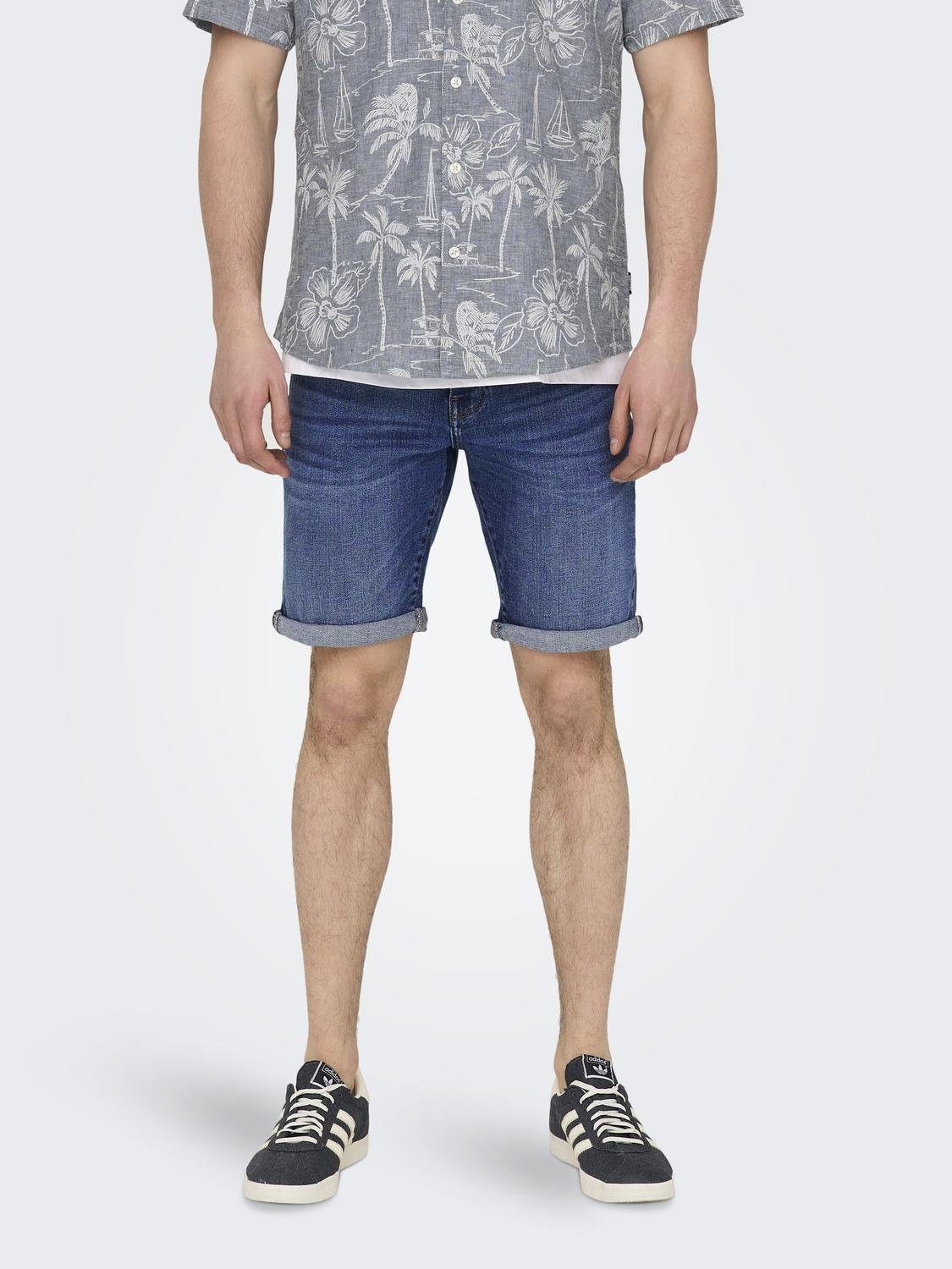 ONLY & SONS Shorts ONSPLY MBD 8772 TAI DNM SHORTS NOOS